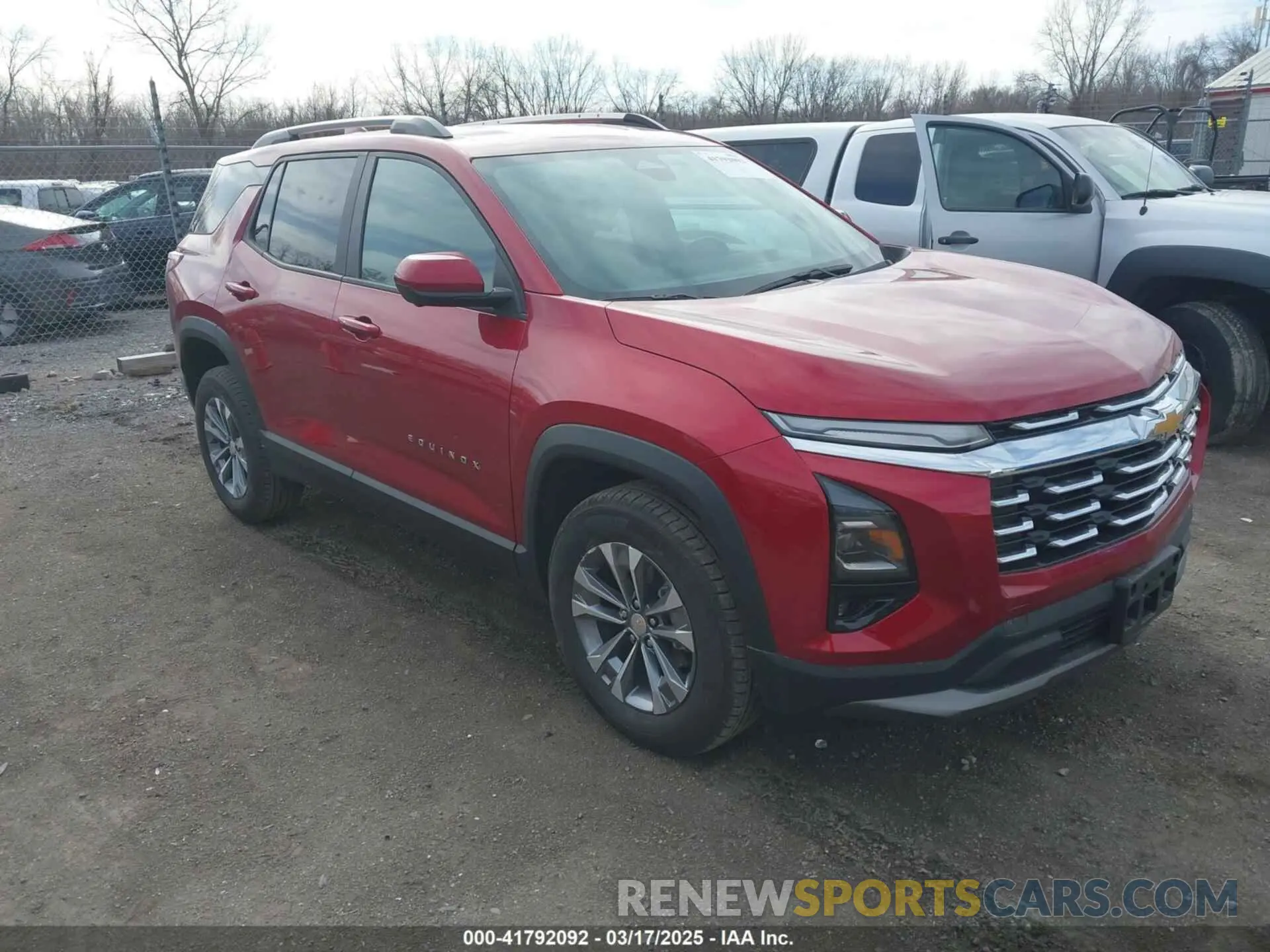 1 Photograph of a damaged car 3GNAXPEG9SL102134 CHEVROLET EQUINOX 2025