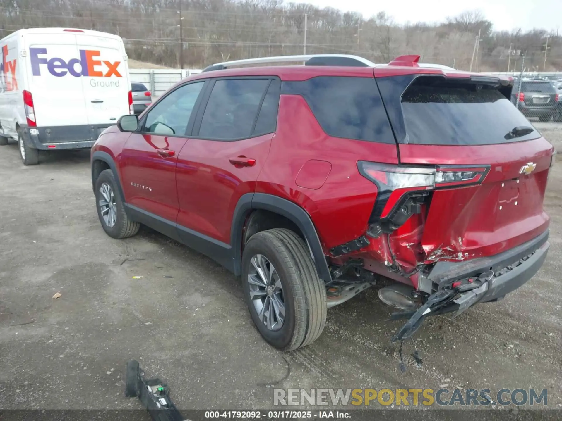 3 Photograph of a damaged car 3GNAXPEG9SL102134 CHEVROLET EQUINOX 2025