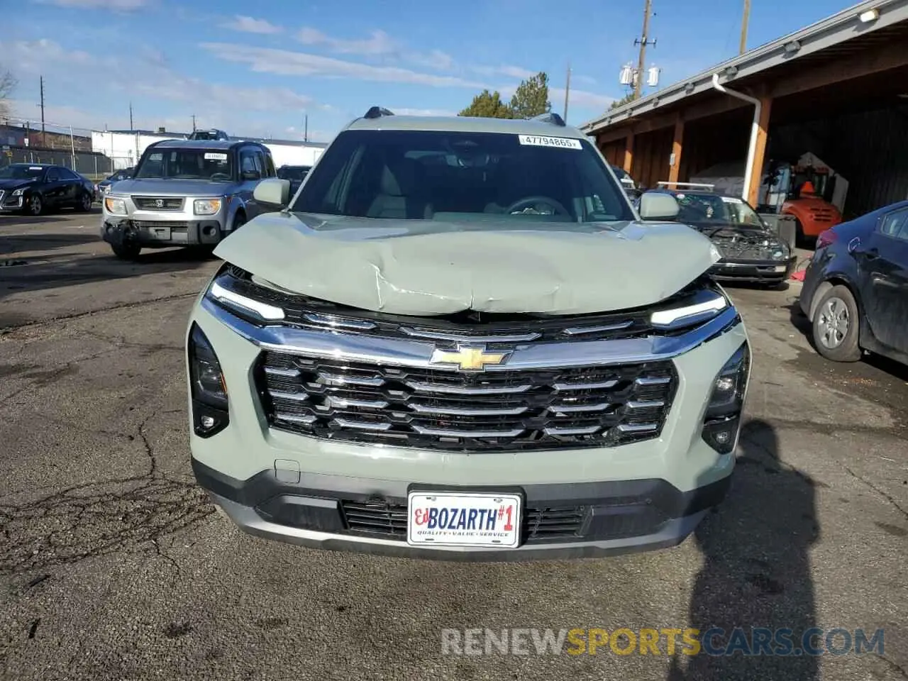 5 Photograph of a damaged car 3GNAXPEG9SL169865 CHEVROLET EQUINOX 2025