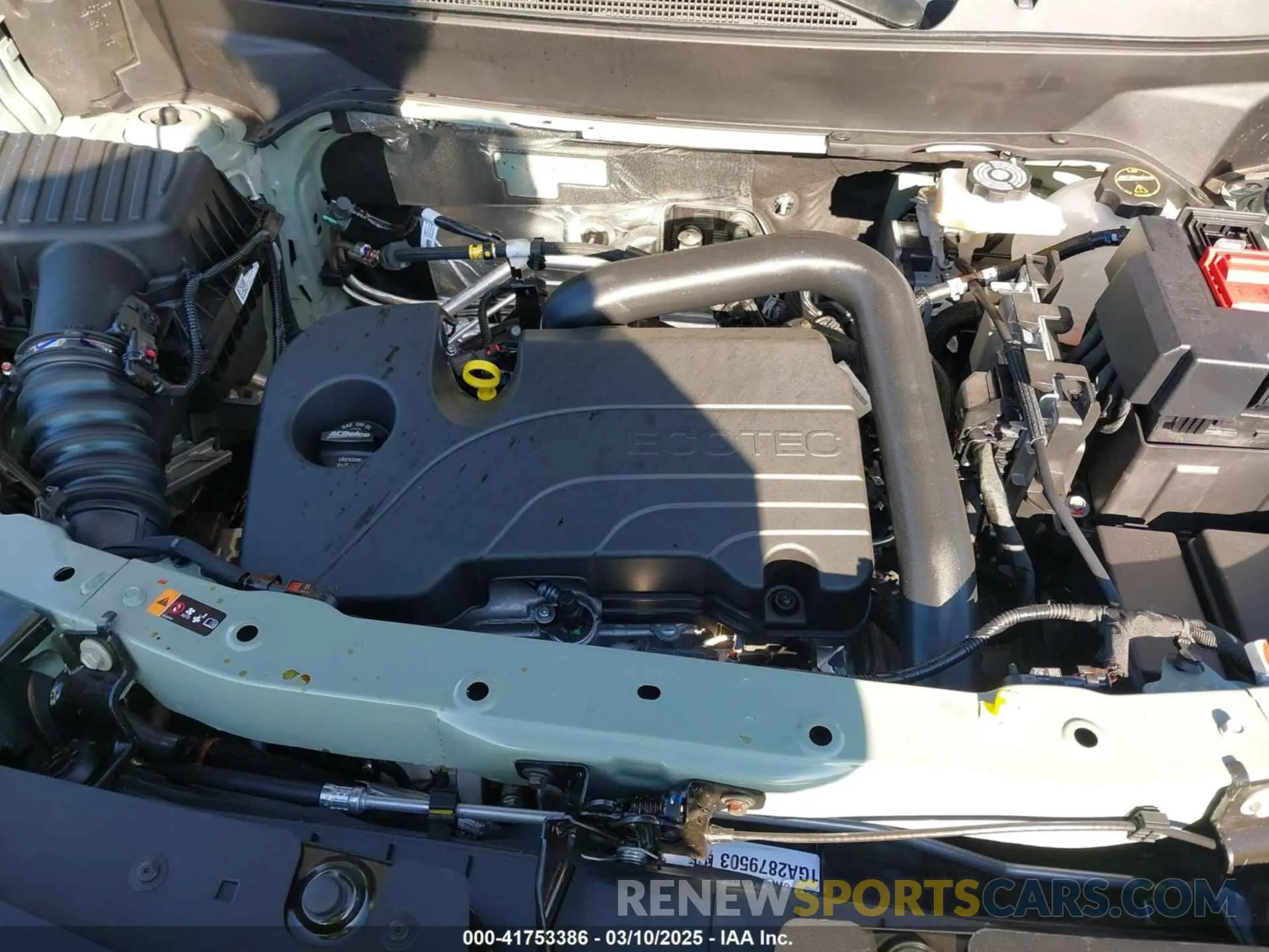 10 Photograph of a damaged car 3GNAXSEG1SL264147 CHEVROLET EQUINOX 2025