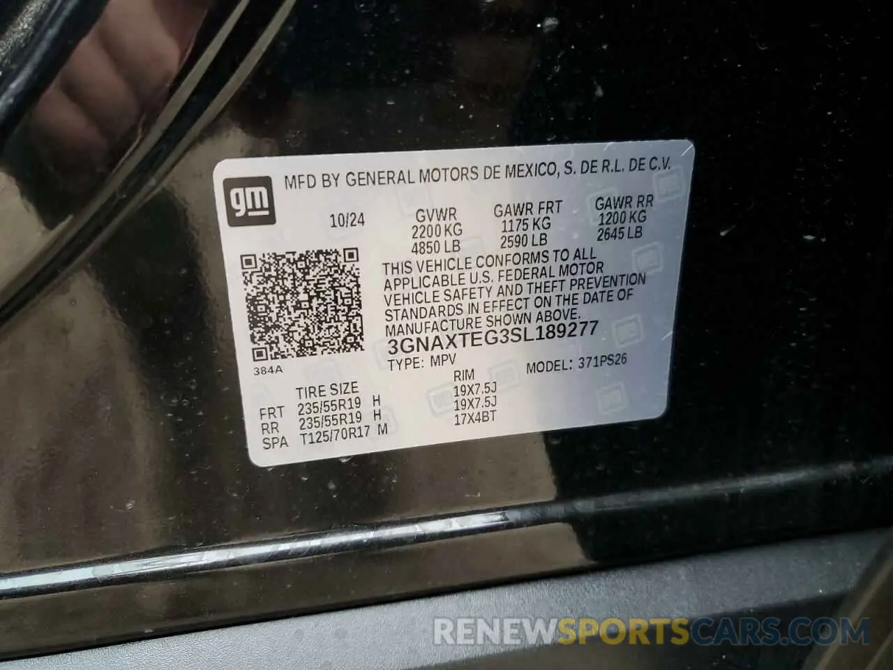 14 Photograph of a damaged car 3GNAXTEG3SL189277 CHEVROLET EQUINOX 2025