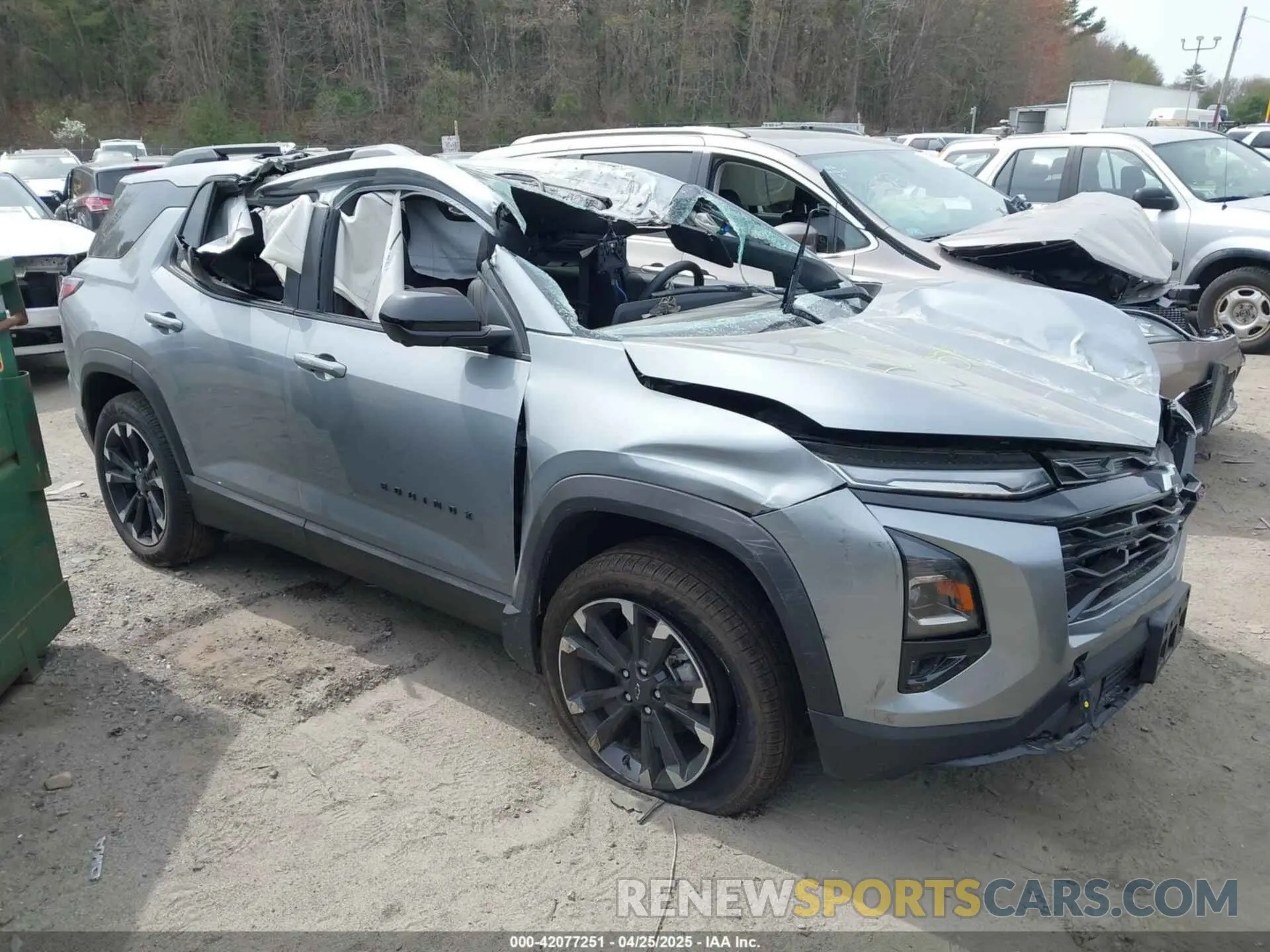 1 Photograph of a damaged car 3GNAXTEG7SL110550 CHEVROLET EQUINOX 2025