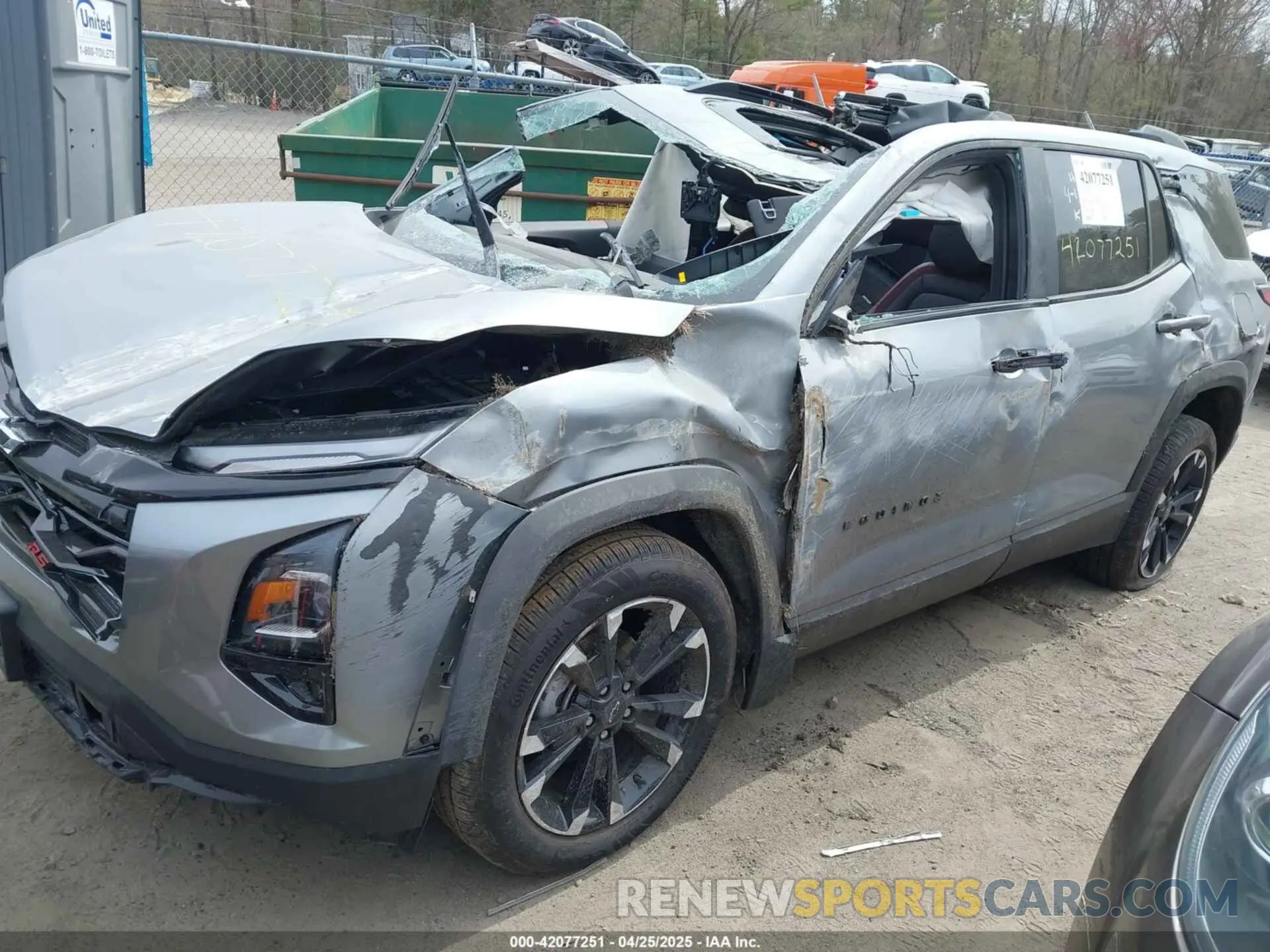 2 Photograph of a damaged car 3GNAXTEG7SL110550 CHEVROLET EQUINOX 2025