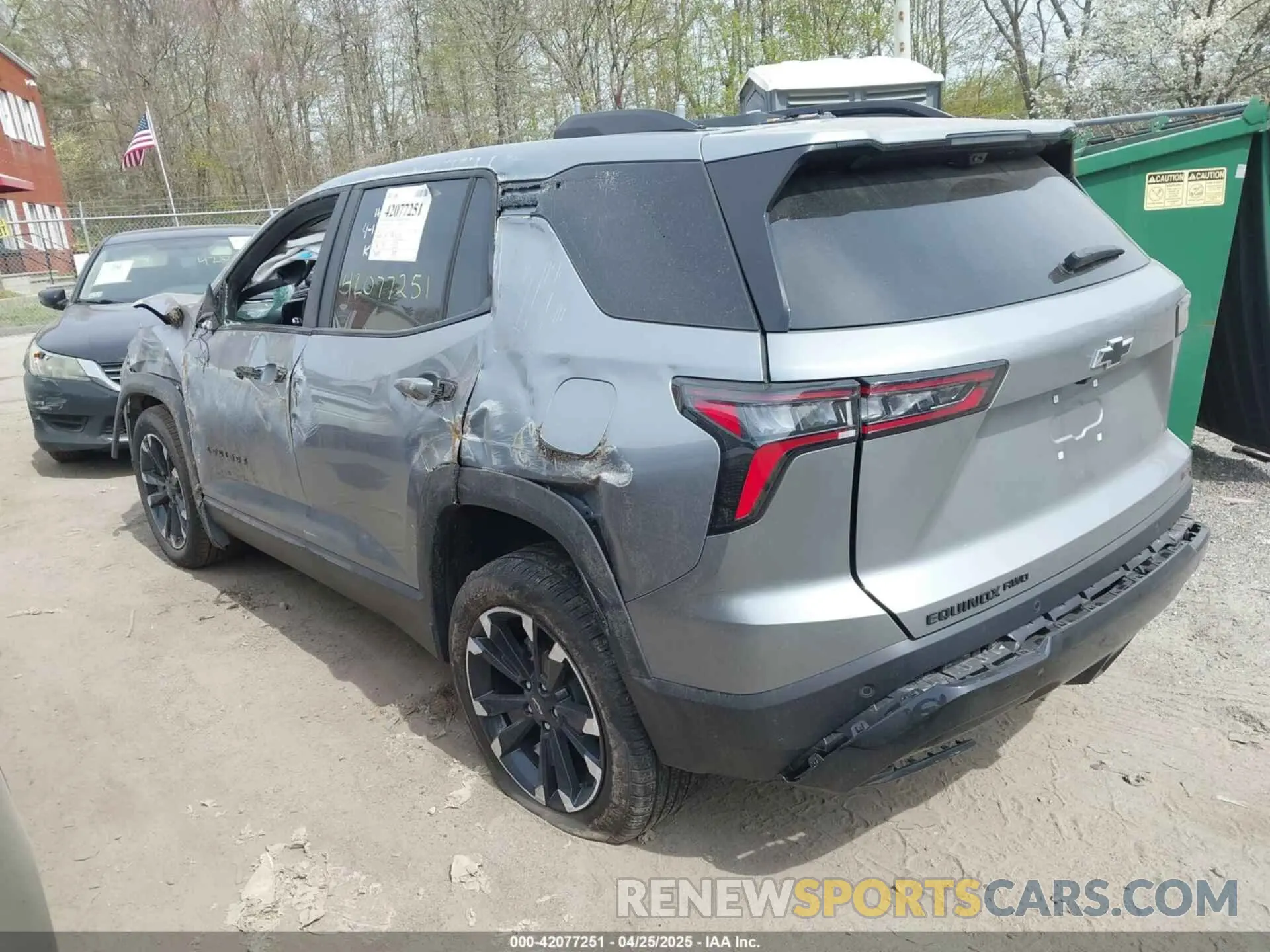 3 Photograph of a damaged car 3GNAXTEG7SL110550 CHEVROLET EQUINOX 2025