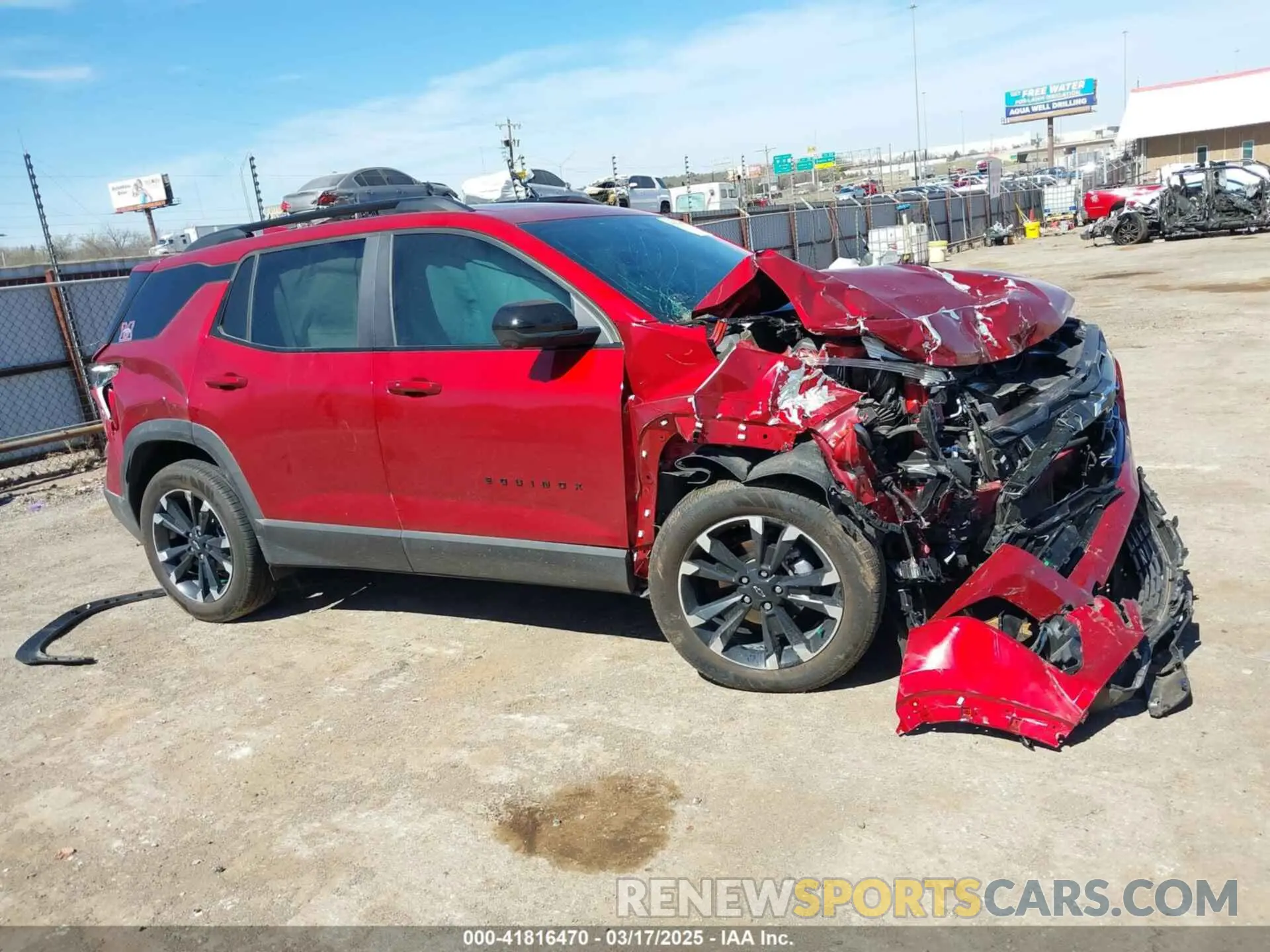 13 Photograph of a damaged car 3GNAXTEGXSL146412 CHEVROLET EQUINOX 2025