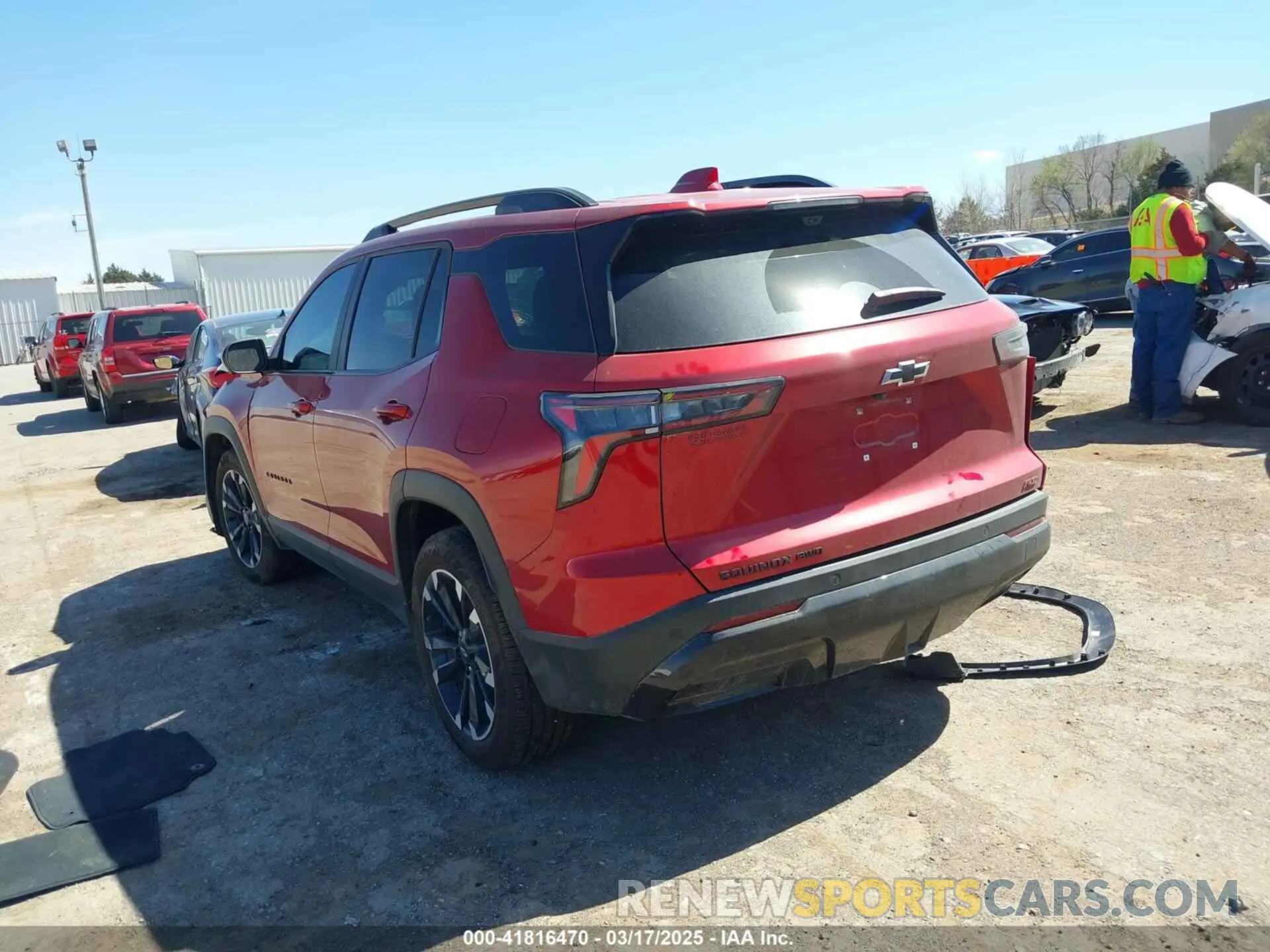 3 Photograph of a damaged car 3GNAXTEGXSL146412 CHEVROLET EQUINOX 2025