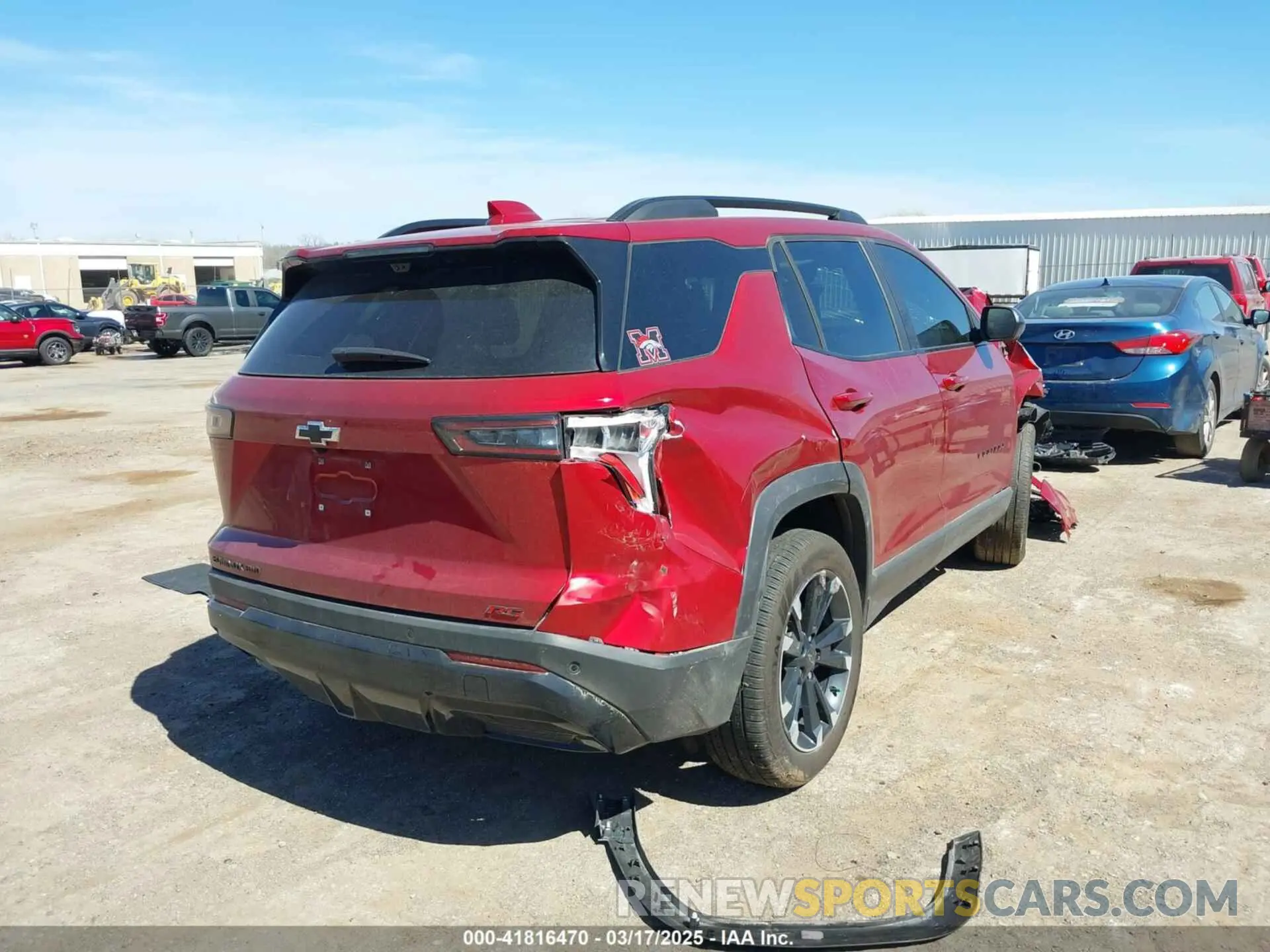 4 Photograph of a damaged car 3GNAXTEGXSL146412 CHEVROLET EQUINOX 2025