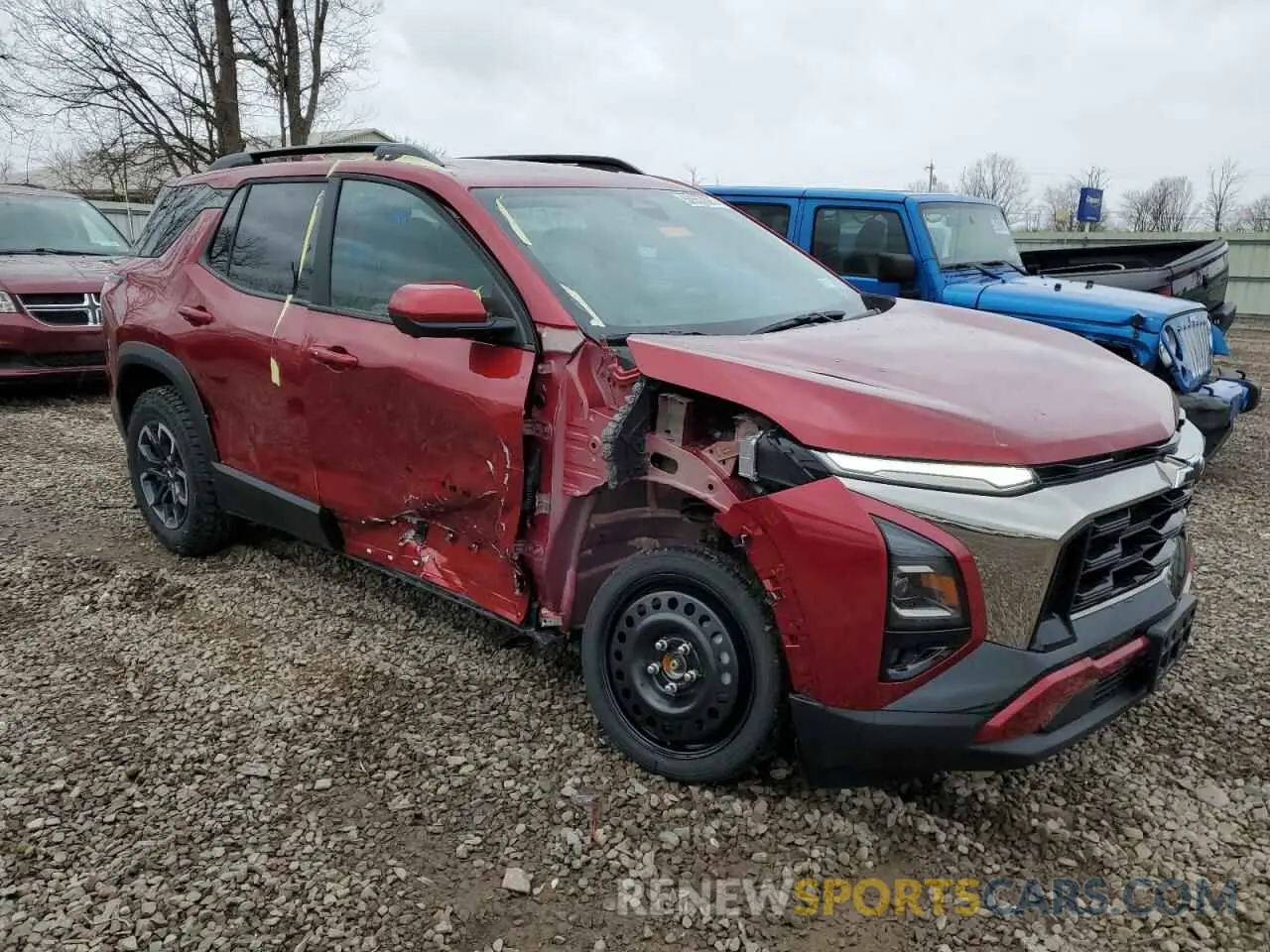 4 Photograph of a damaged car 3GNAXSEG7SL129500 CHEVROLET EQUINOX AC 2025