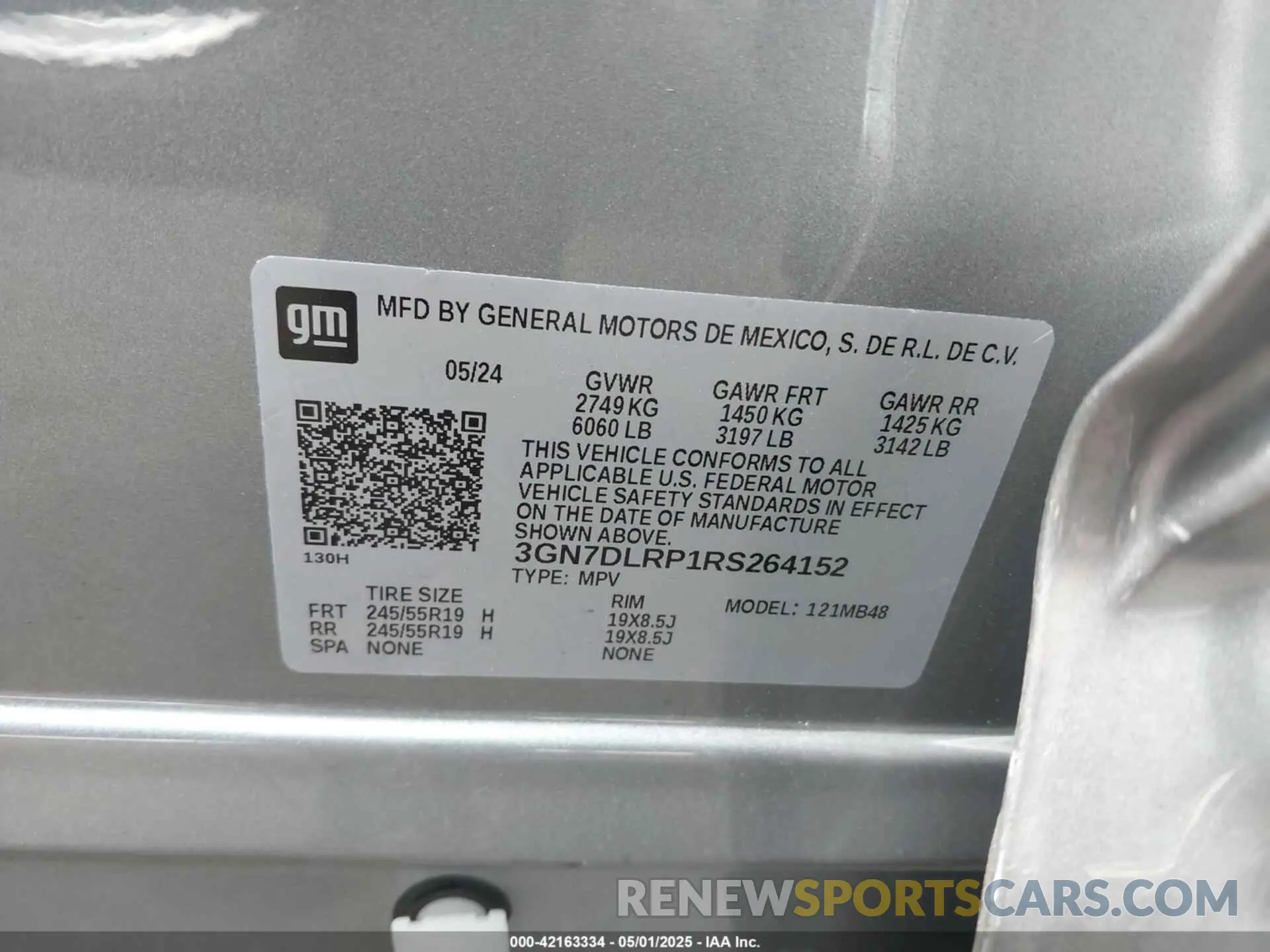 9 Photograph of a damaged car 3GN7DLRP1RS264152 CHEVROLET EQUINOX EV 2024