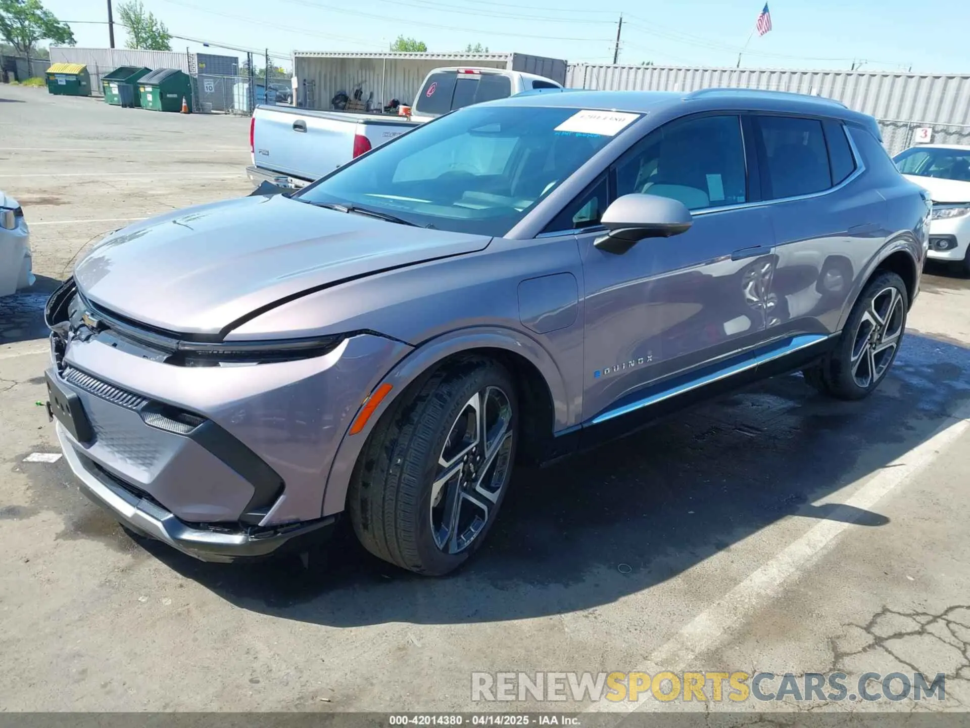 2 Photograph of a damaged car 3GN7DLRP6SS145485 CHEVROLET EQUINOX EV 2025