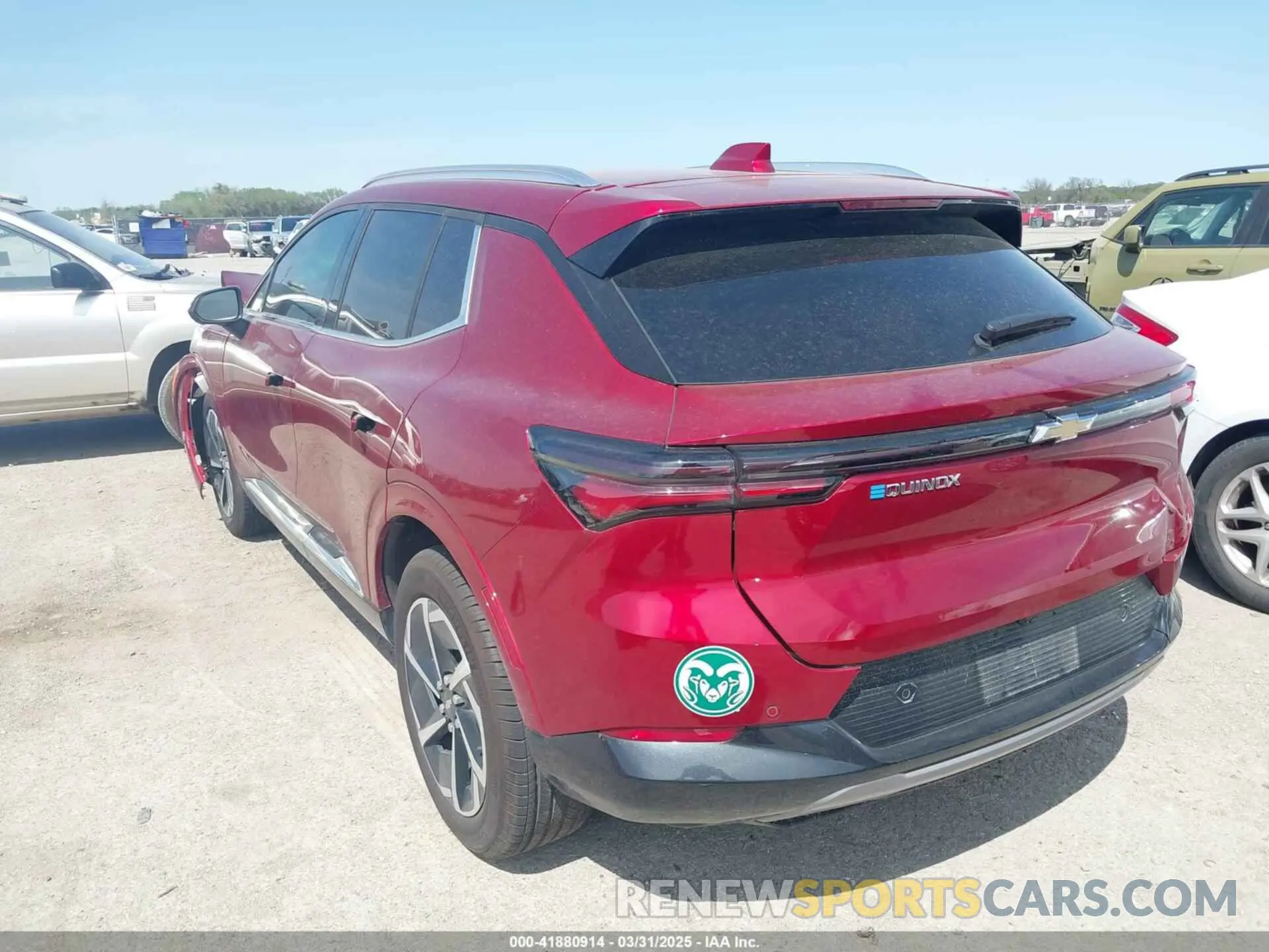 3 Photograph of a damaged car 3GN7DLRPXSS146025 CHEVROLET EQUINOX EV 2025