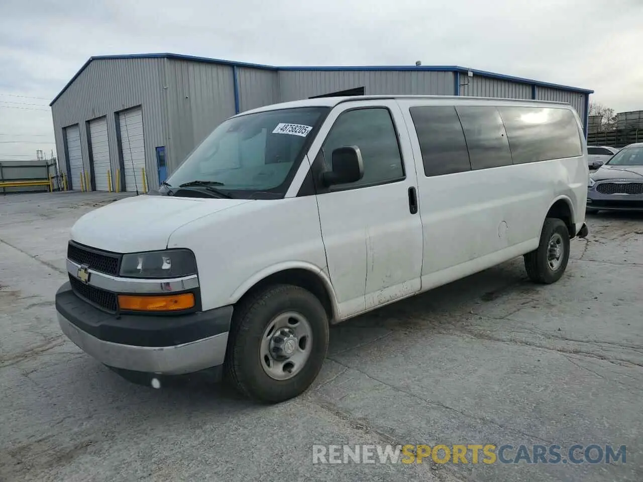 1 Photograph of a damaged car 1GAZGPFG0K1299835 CHEVROLET EXPRESS 2019