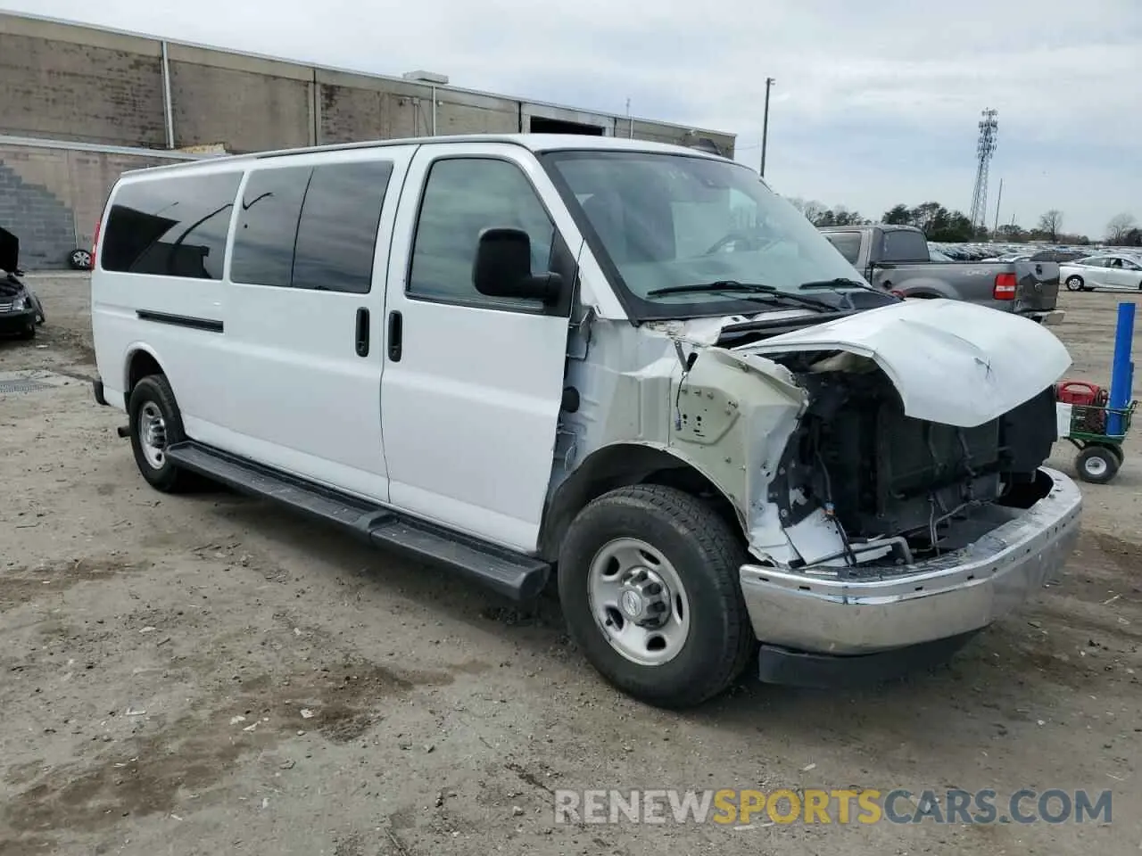 4 Photograph of a damaged car 1GAZGPFG7K1213856 CHEVROLET EXPRESS 2019