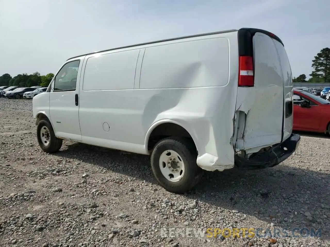 2 Photograph of a damaged car 1GCWGAF18K1371092 CHEVROLET EXPRESS 2019
