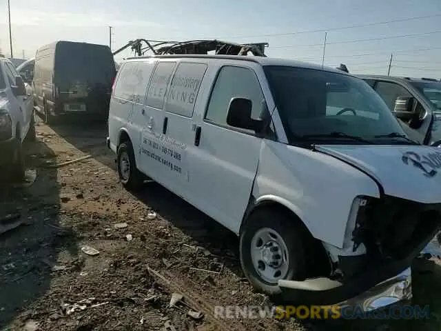 14 Photograph of a damaged car 1GCWGAFG8K1306649 CHEVROLET EXPRESS 2019