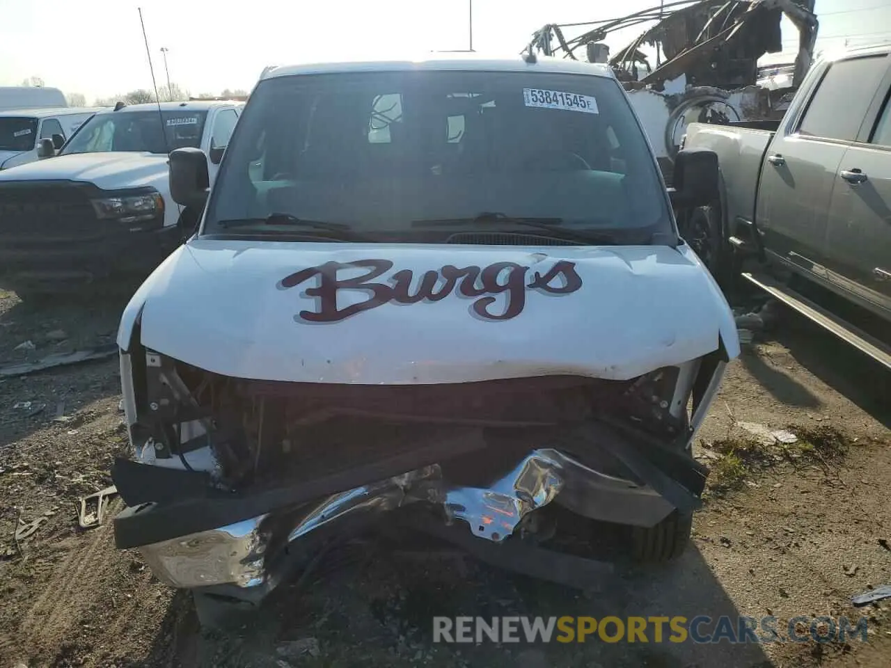 5 Photograph of a damaged car 1GCWGAFG8K1306649 CHEVROLET EXPRESS 2019