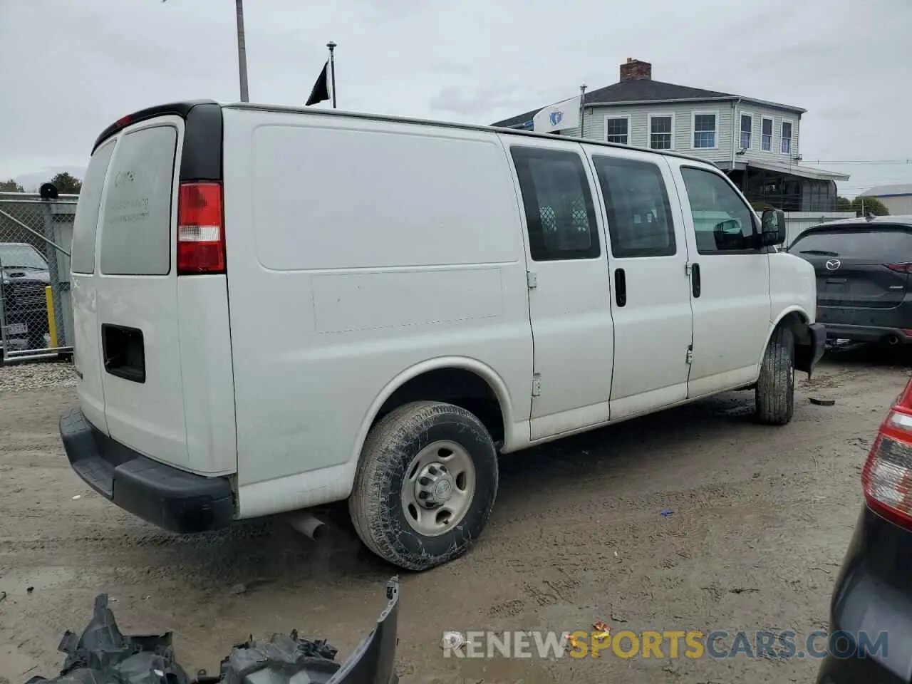 3 Photograph of a damaged car 1GCWGAFP7K1166738 CHEVROLET EXPRESS 2019