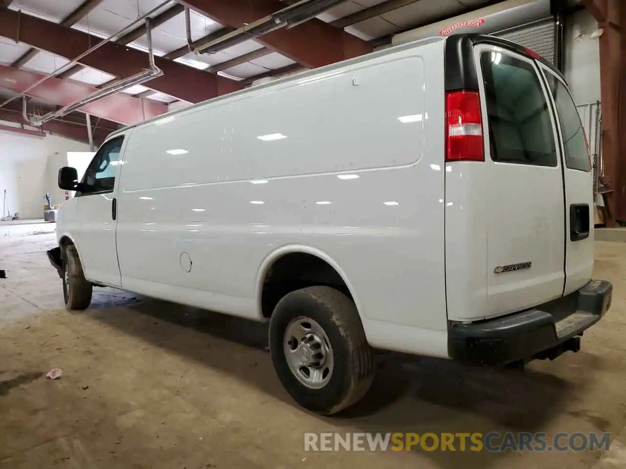 2 Photograph of a damaged car 1GCWGBFP2K1357599 CHEVROLET EXPRESS 2019