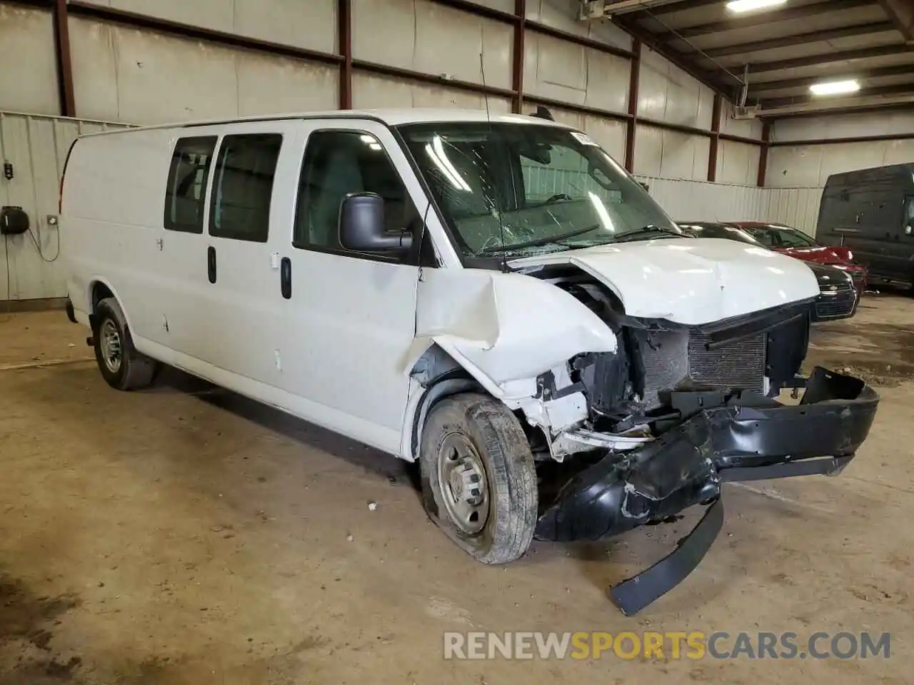 4 Photograph of a damaged car 1GCWGBFP2K1357599 CHEVROLET EXPRESS 2019