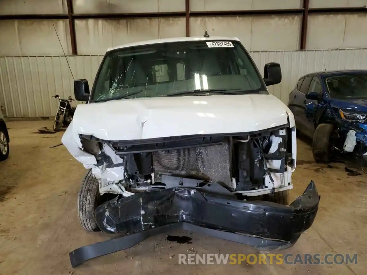 5 Photograph of a damaged car 1GCWGBFP2K1357599 CHEVROLET EXPRESS 2019