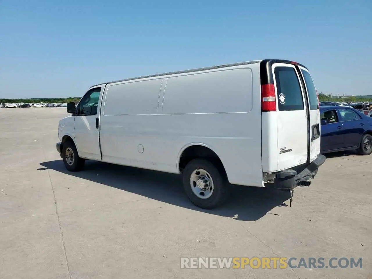 2 Photograph of a damaged car 1GCWGBFP4K1164337 CHEVROLET EXPRESS 2019