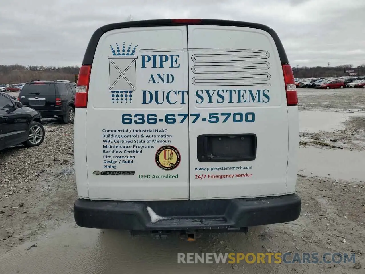 6 Photograph of a damaged car 1GCZGGFGXK1298652 CHEVROLET EXPRESS 2019