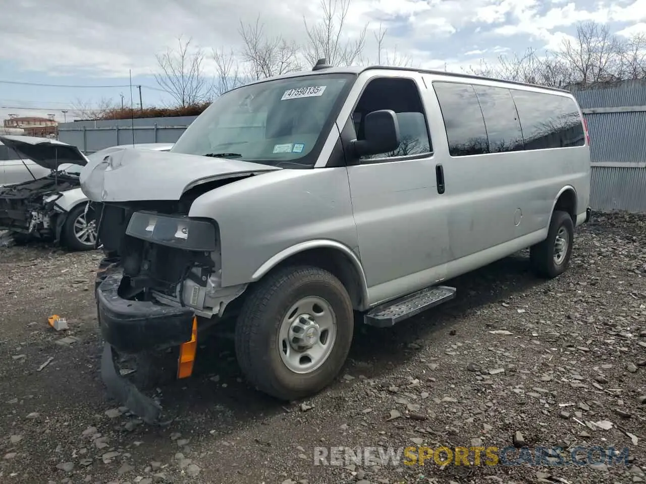 1 Photograph of a damaged car 1GAZGNFG5L1268053 CHEVROLET EXPRESS 2020