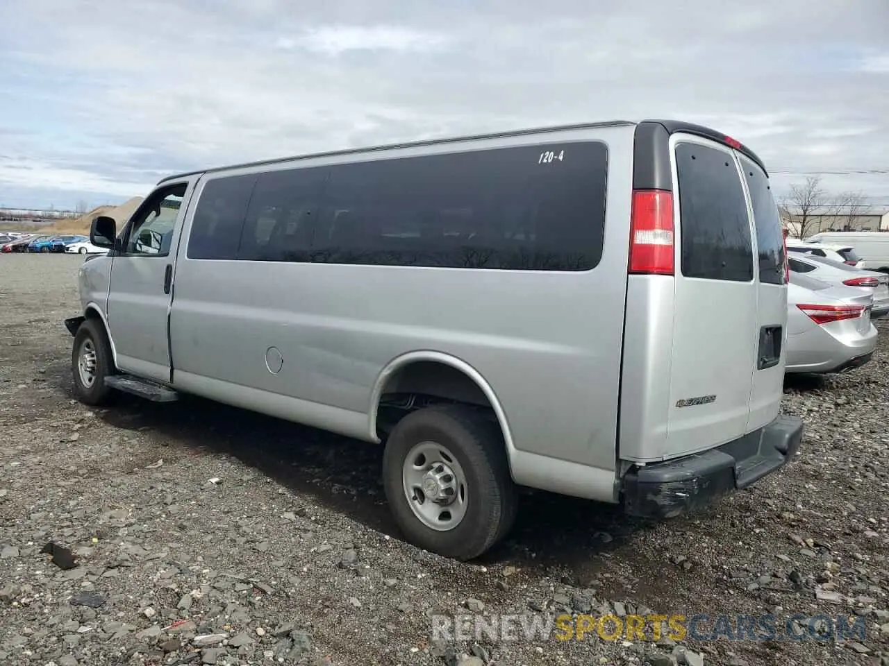 2 Photograph of a damaged car 1GAZGNFG5L1268053 CHEVROLET EXPRESS 2020