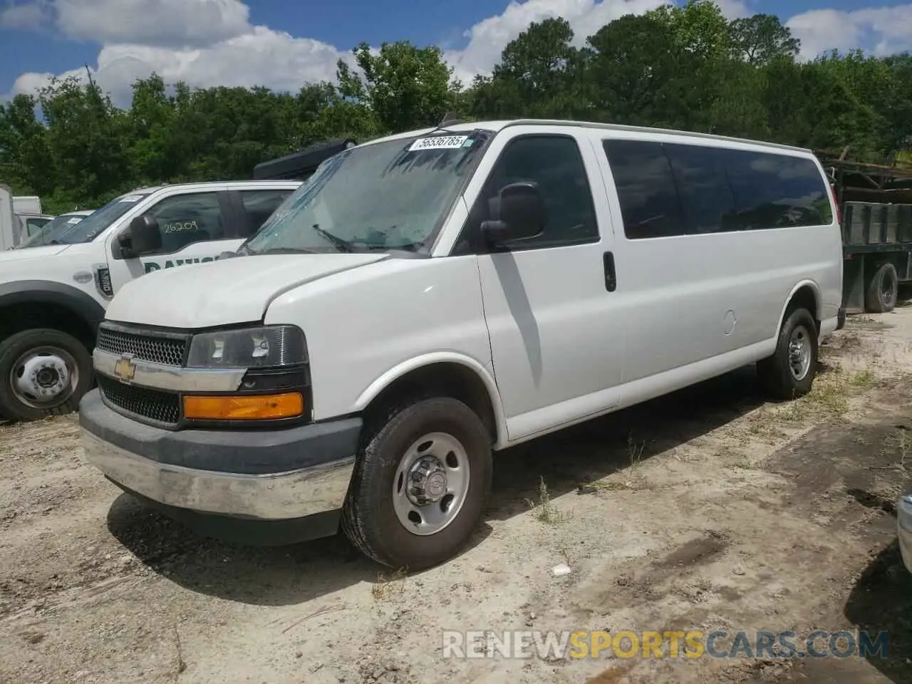 1 Photograph of a damaged car 1GAZGPFG7L1125732 CHEVROLET EXPRESS 2020