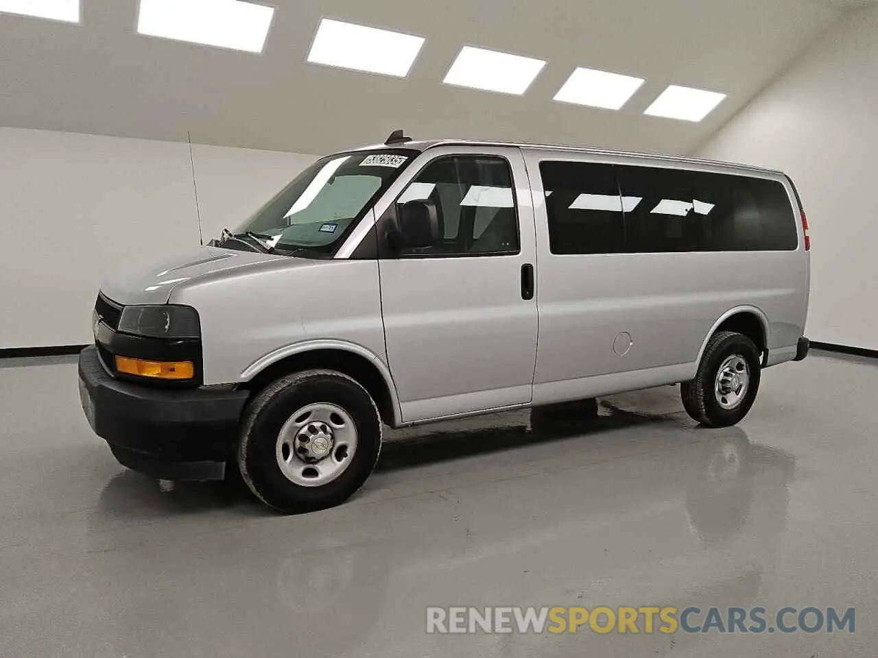 1 Photograph of a damaged car 1GCWGAFG7L1242881 CHEVROLET EXPRESS 2020