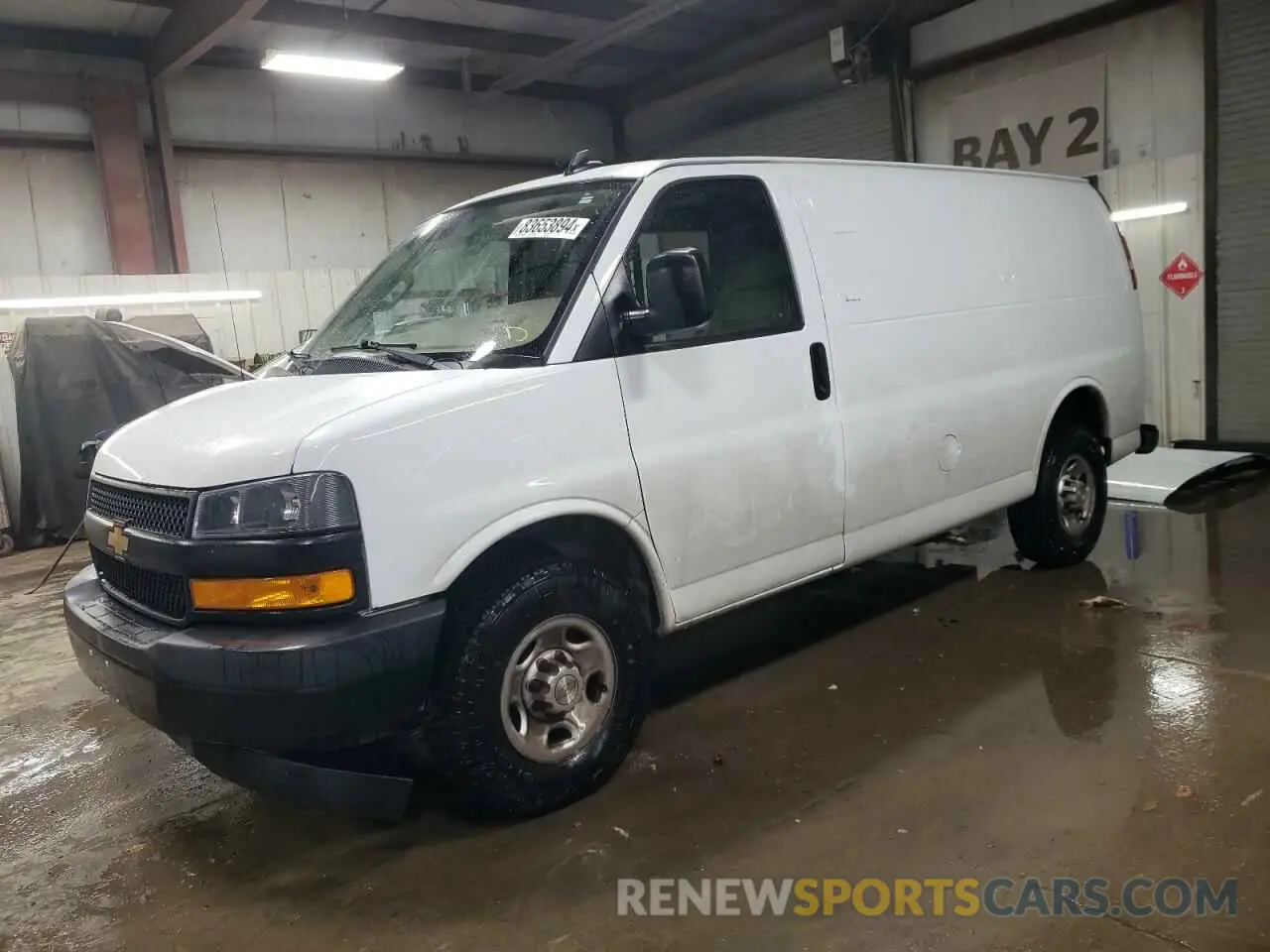 1 Photograph of a damaged car 1GCZGGFP7L1207127 CHEVROLET EXPRESS 2020
