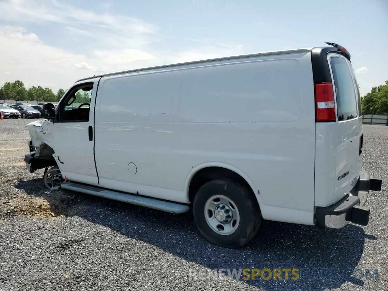 2 Photograph of a damaged car 1GCWGAF73M1226274 CHEVROLET EXPRESS 2021