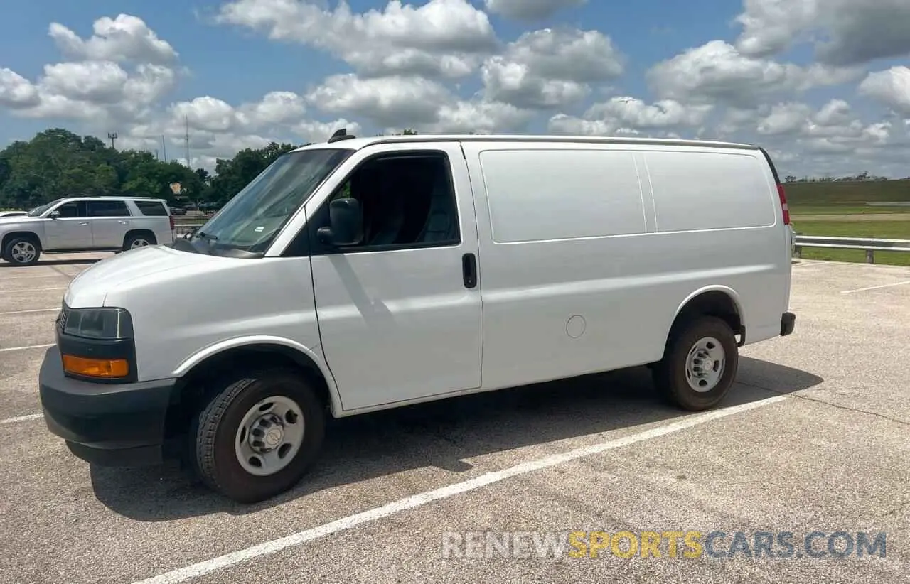 2 Photograph of a damaged car 1GCWGAFP2M1267284 CHEVROLET EXPRESS 2021