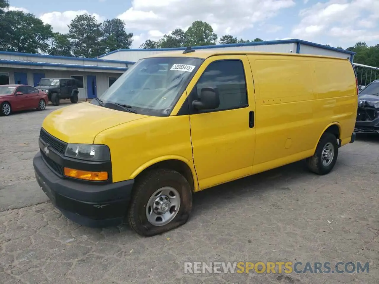 1 Photograph of a damaged car 1GCWGAFP4M1167252 CHEVROLET EXPRESS 2021