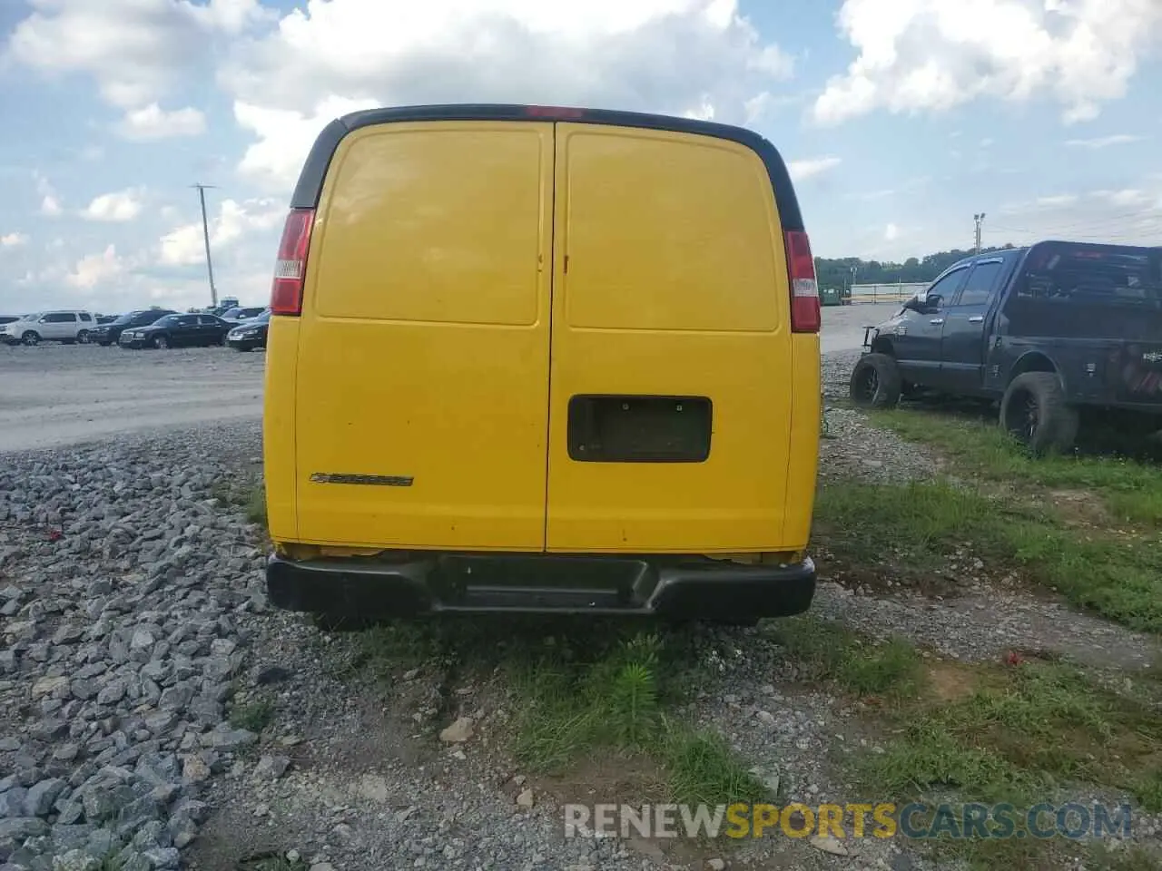 6 Photograph of a damaged car 1GCWGAFP4M1173729 CHEVROLET EXPRESS 2021