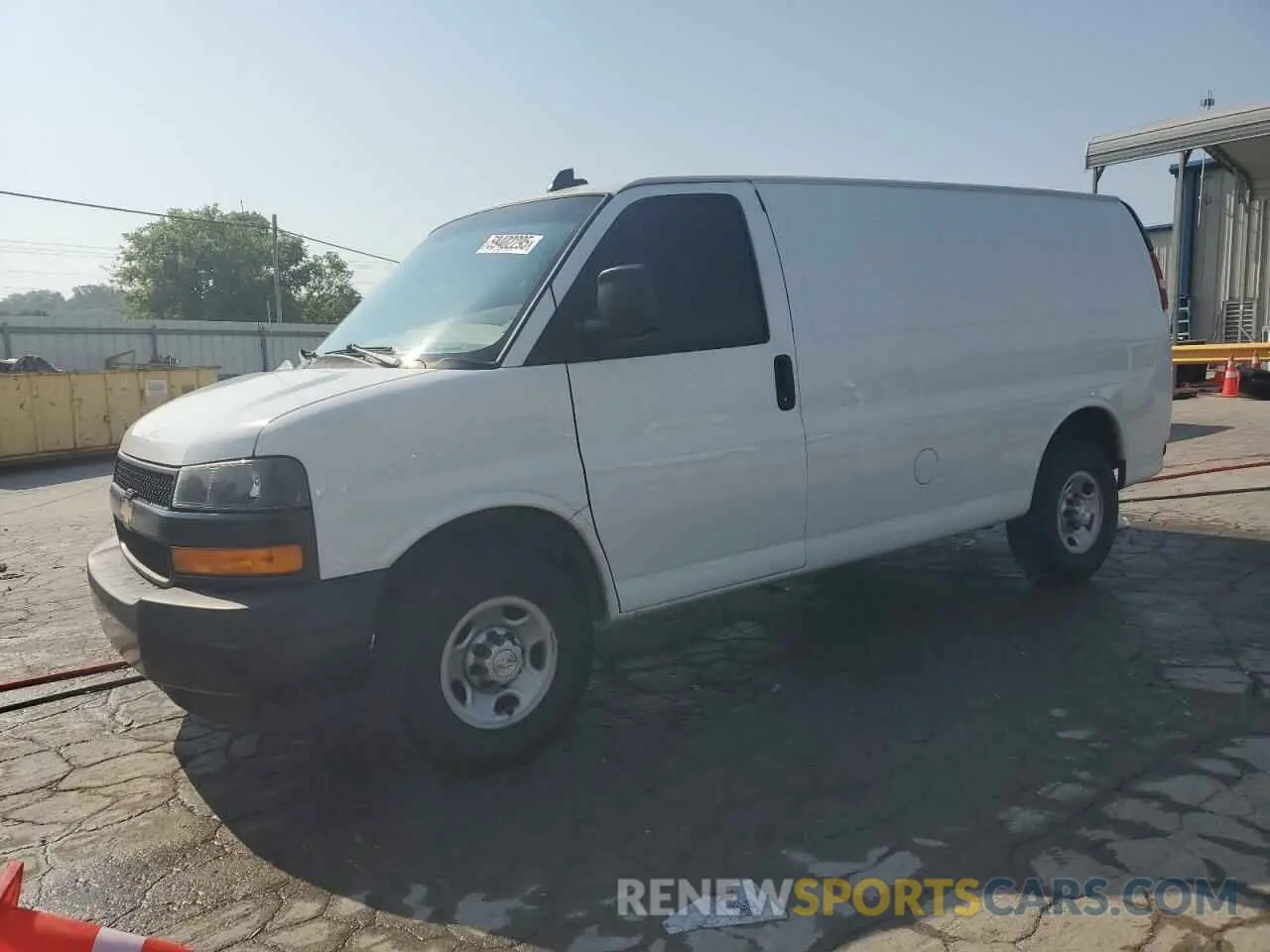 1 Photograph of a damaged car 1GCWGAFP6M1153742 CHEVROLET EXPRESS 2021