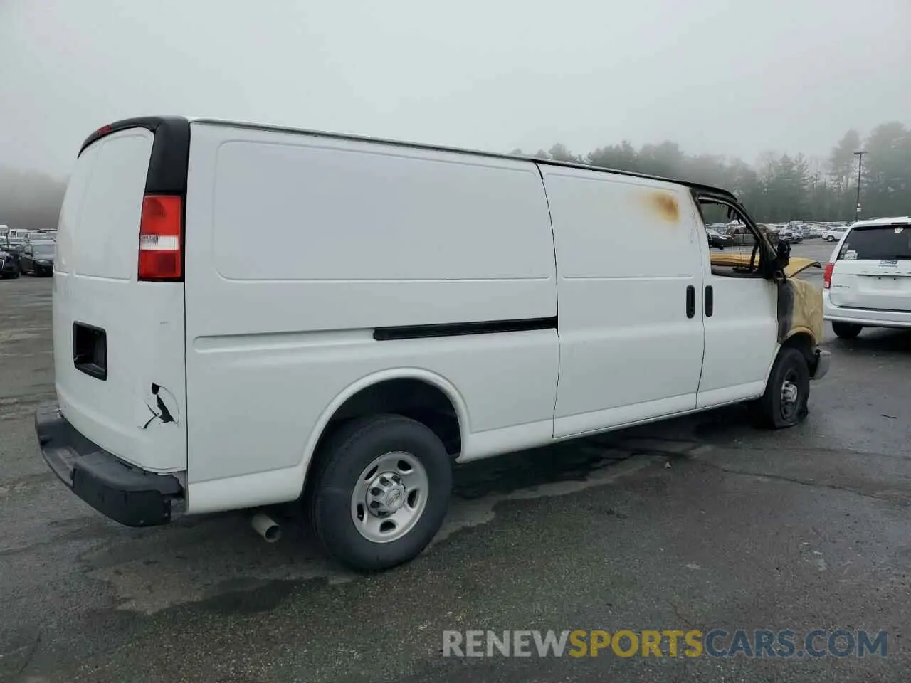 3 Photograph of a damaged car 1GCWGBF78N1283769 CHEVROLET EXPRESS 2022