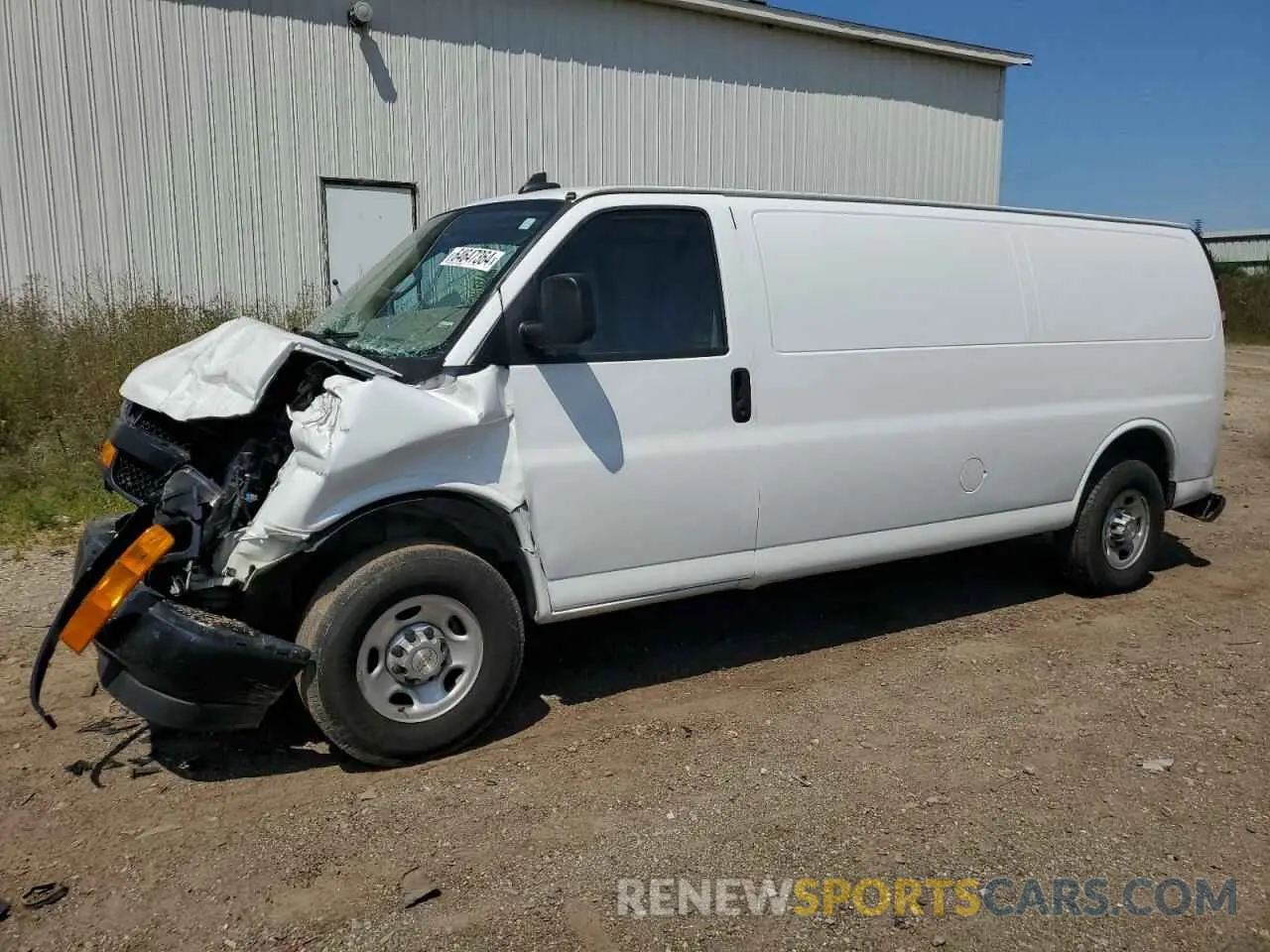 1 Photograph of a damaged car 1GCWGBFP4N1167923 CHEVROLET EXPRESS 2022