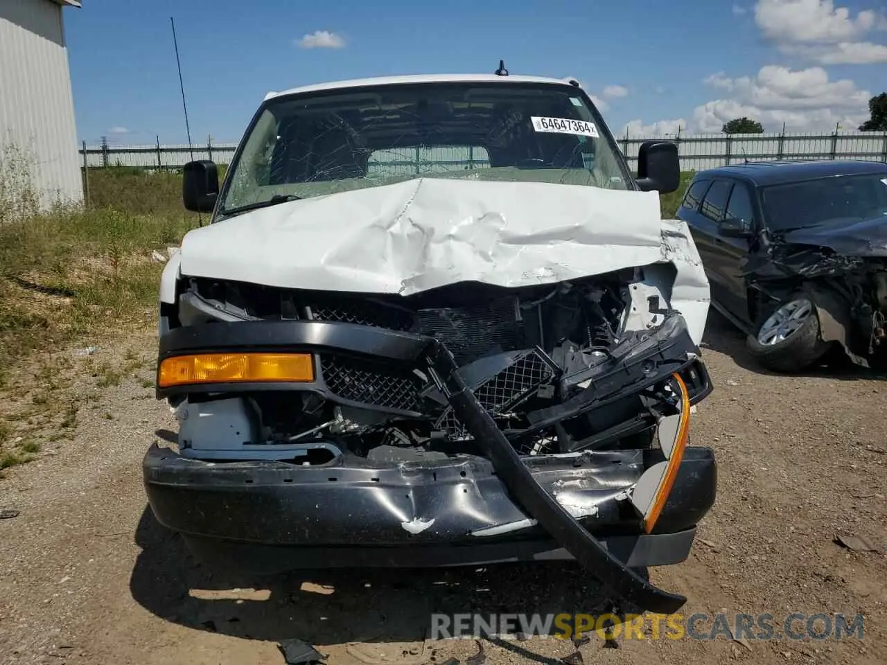 5 Photograph of a damaged car 1GCWGBFP4N1167923 CHEVROLET EXPRESS 2022