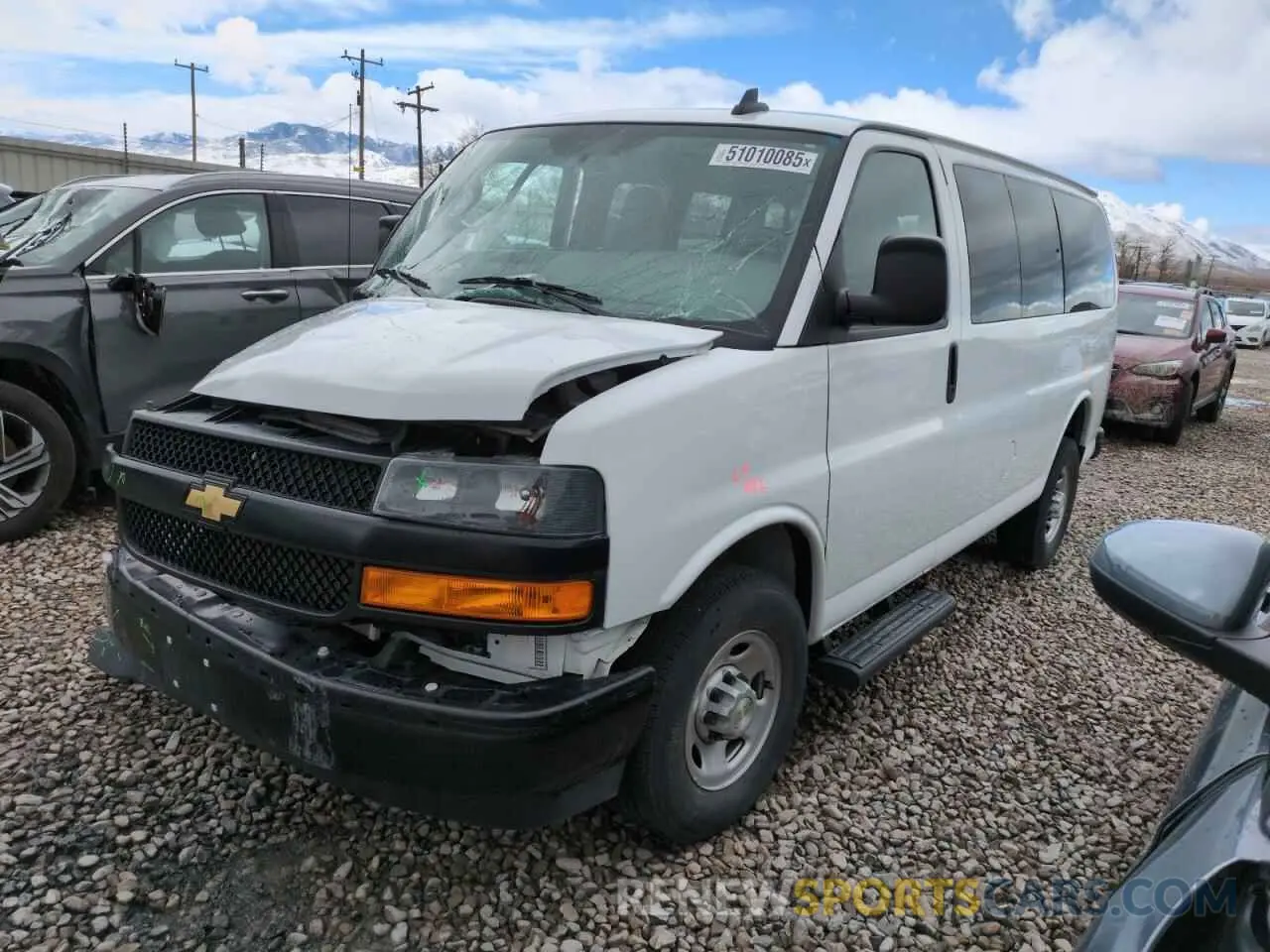 1 Photograph of a damaged car 1GAWGEFP4P1211318 CHEVROLET EXPRESS 2023