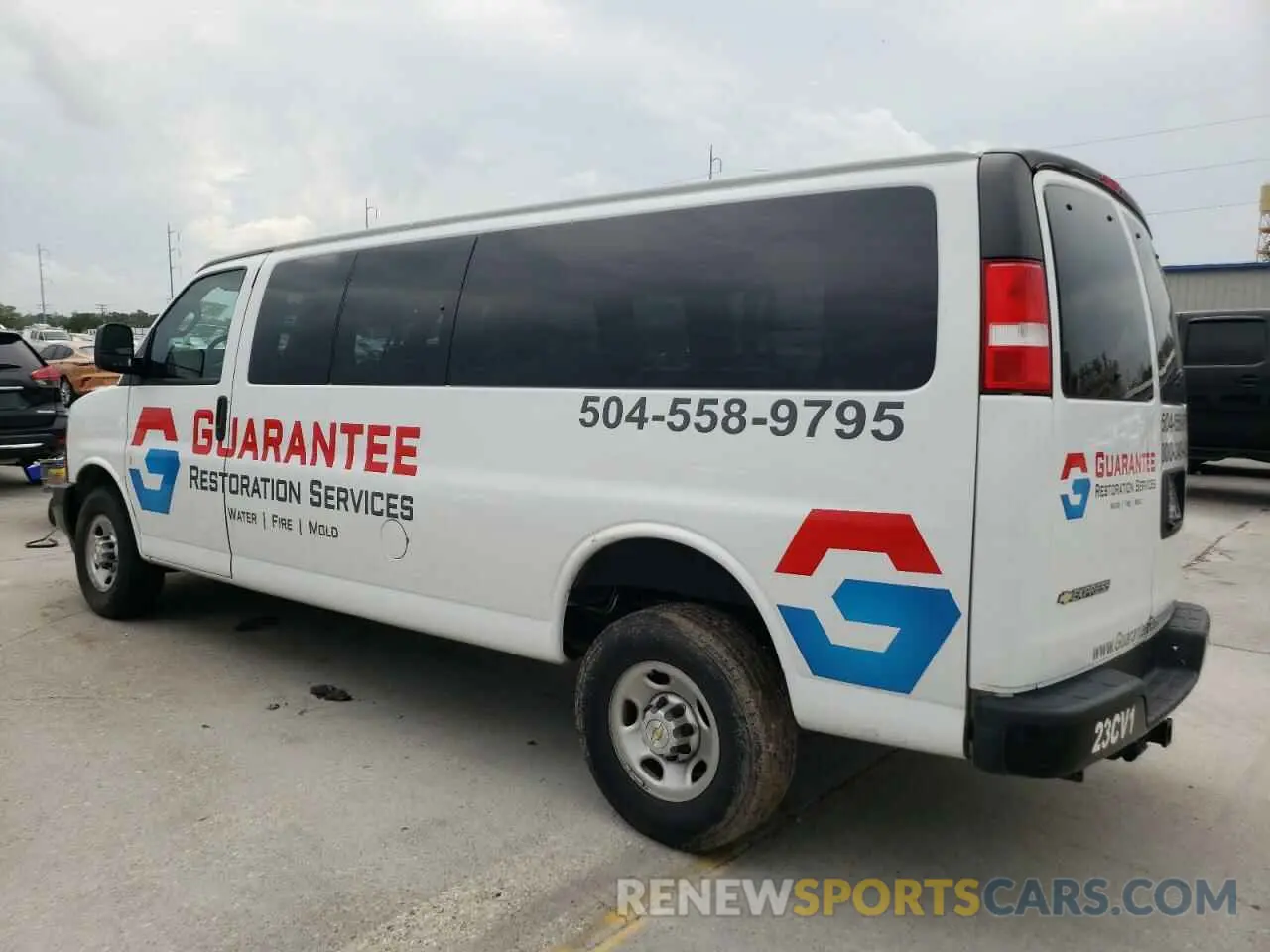 2 Photograph of a damaged car 1GAZGNFP6P1205159 CHEVROLET EXPRESS 2023