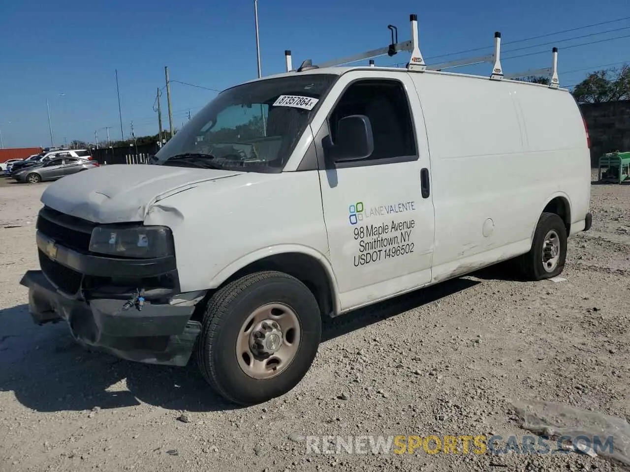 1 Photograph of a damaged car 1GCWGAFP2P1247685 CHEVROLET EXPRESS 2023
