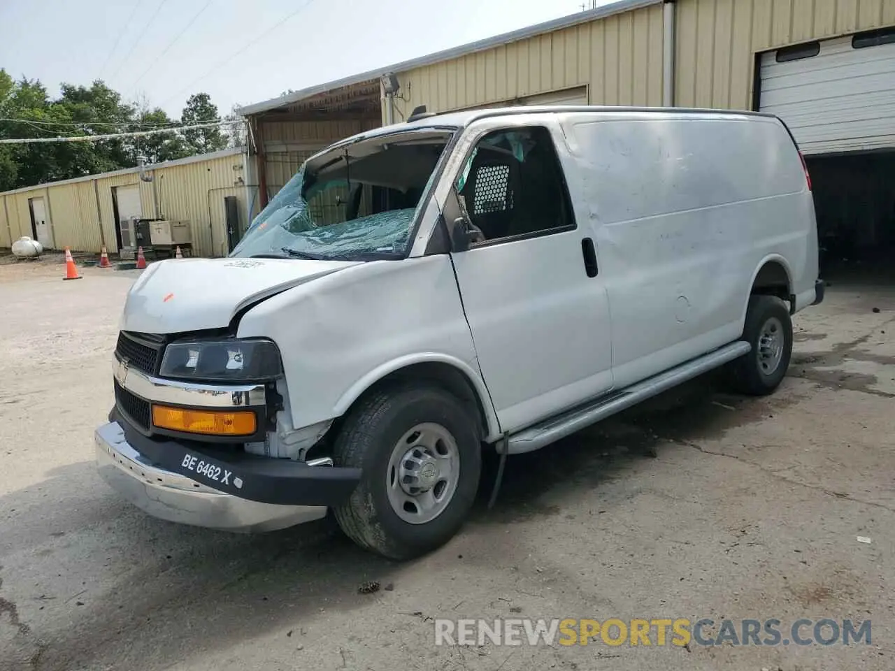 1 Photograph of a damaged car 1GCWGAFP3P1127328 CHEVROLET EXPRESS 2023
