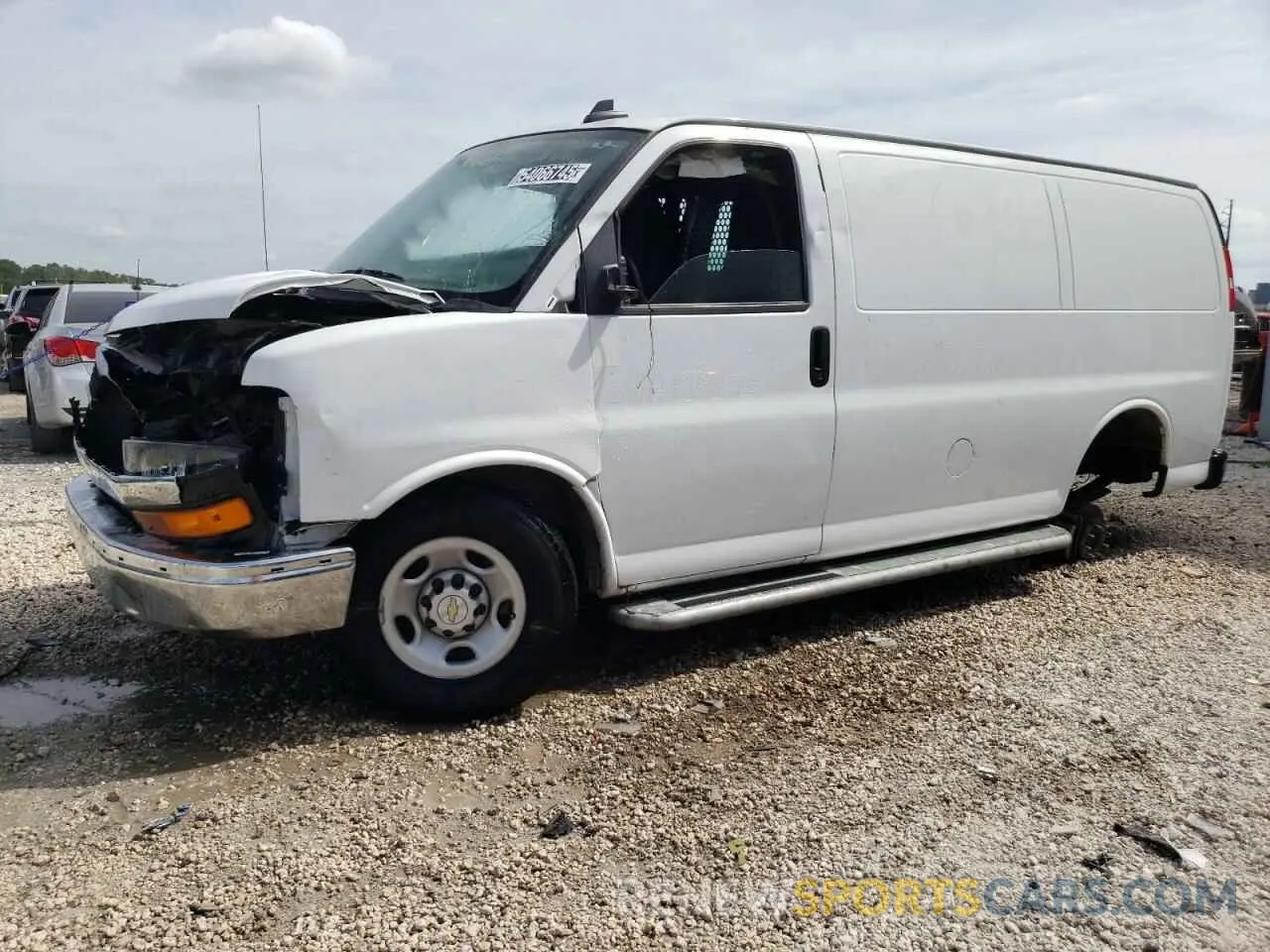 1 Photograph of a damaged car 1GCWGAFPXP1197666 CHEVROLET EXPRESS 2023