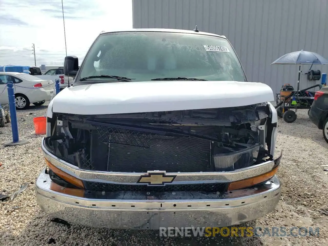 5 Photograph of a damaged car 1GCWGAFPXP1197666 CHEVROLET EXPRESS 2023