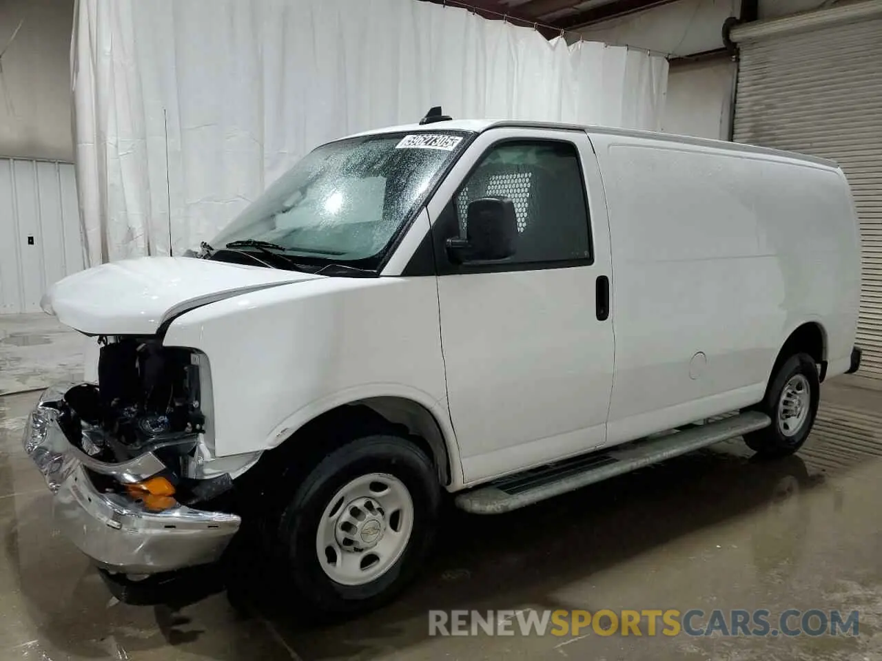 1 Photograph of a damaged car 1GCWGAFPXP1244131 CHEVROLET EXPRESS 2023