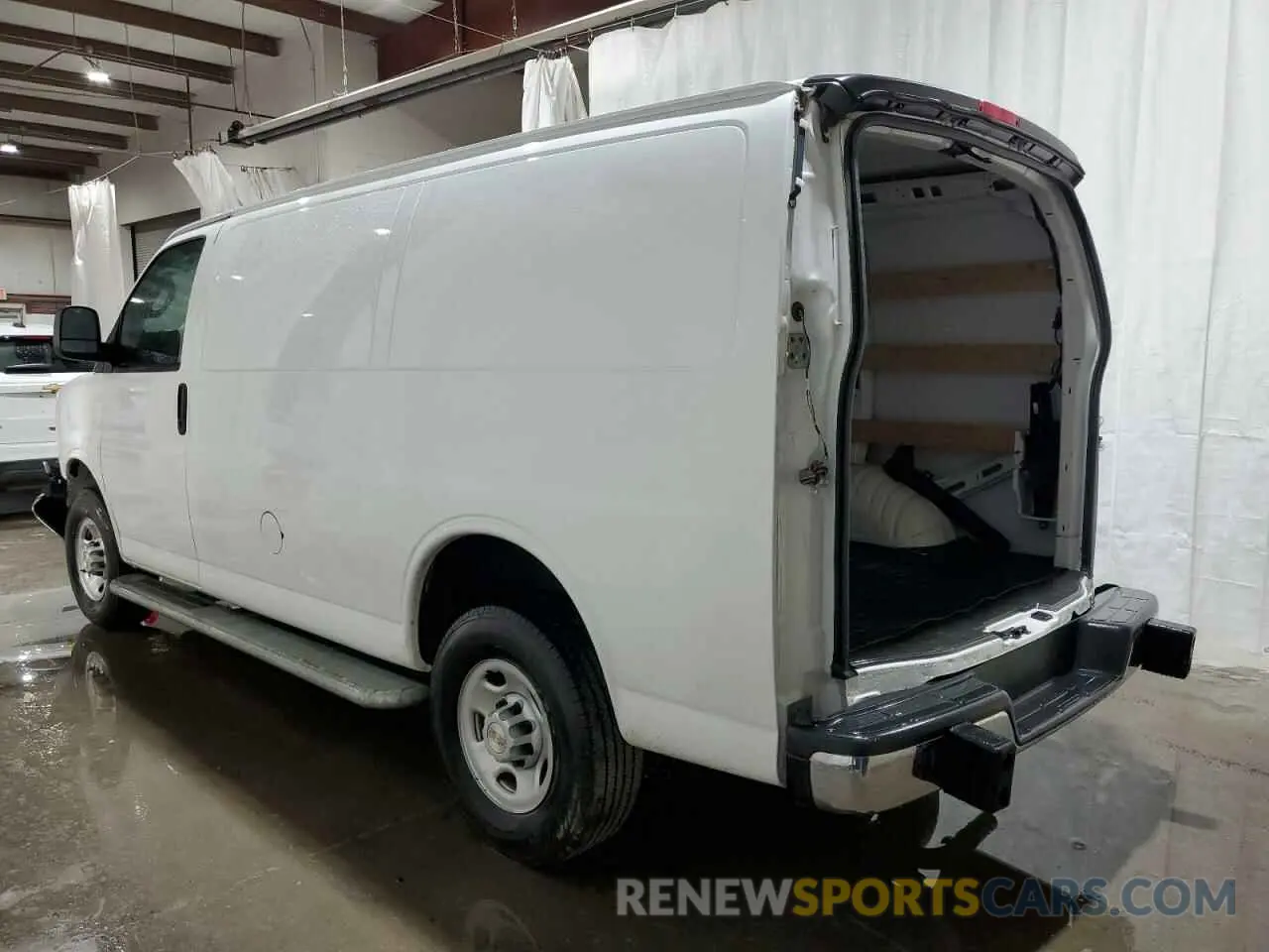 2 Photograph of a damaged car 1GCWGAFPXP1244131 CHEVROLET EXPRESS 2023