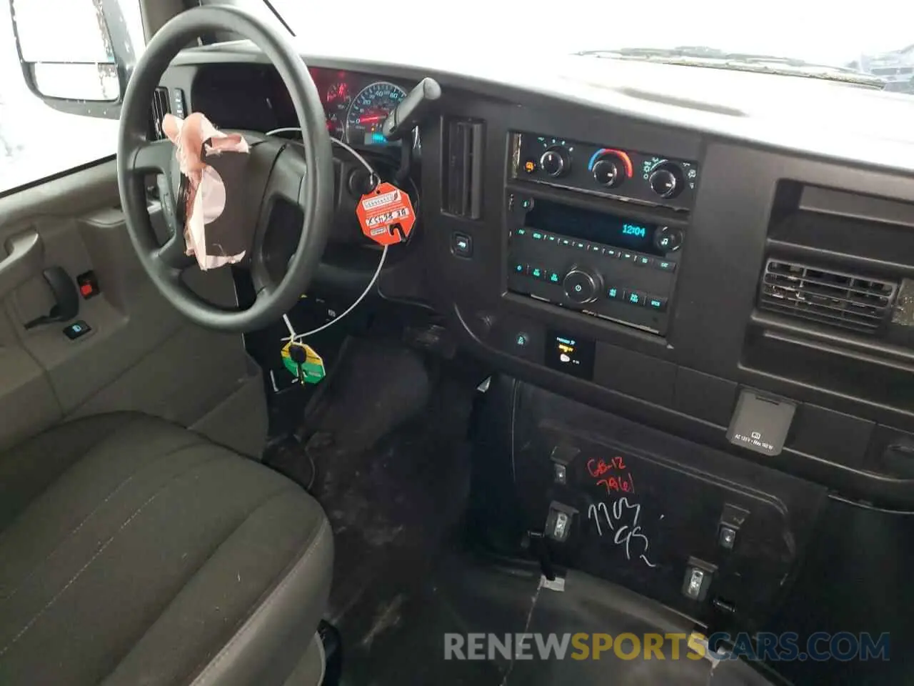 8 Photograph of a damaged car 1GCWGAFPXP1244131 CHEVROLET EXPRESS 2023