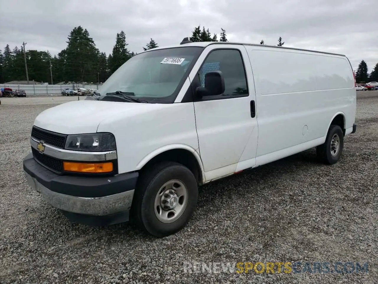 1 Photograph of a damaged car 1GCWGBFP5P1159543 CHEVROLET EXPRESS 2023
