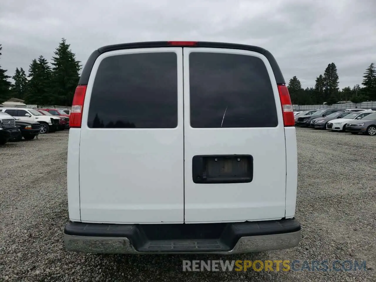 6 Photograph of a damaged car 1GCWGBFP5P1159543 CHEVROLET EXPRESS 2023